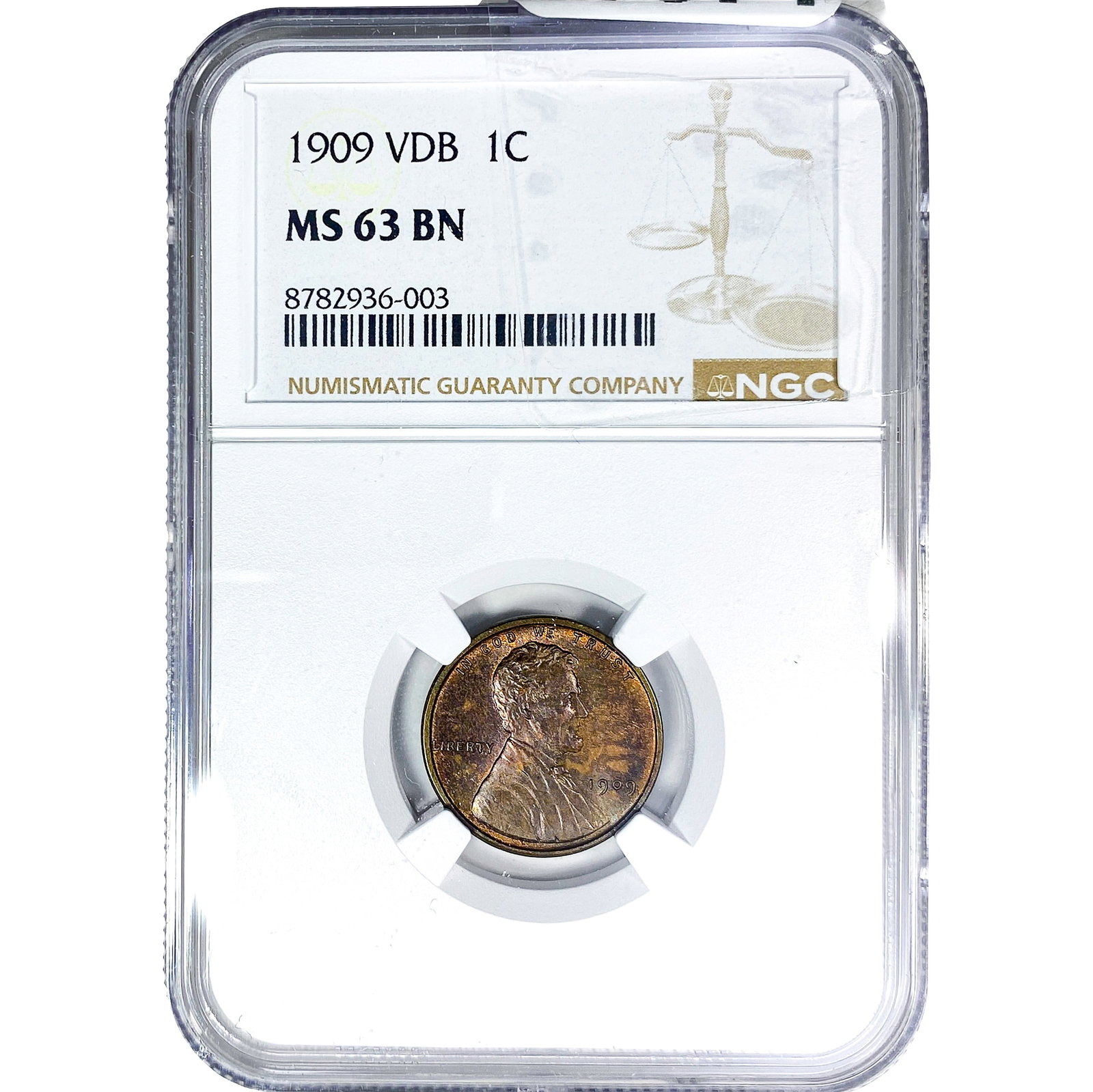 1909 Wheat Cent NGC MS63 VDB (1 of 2)