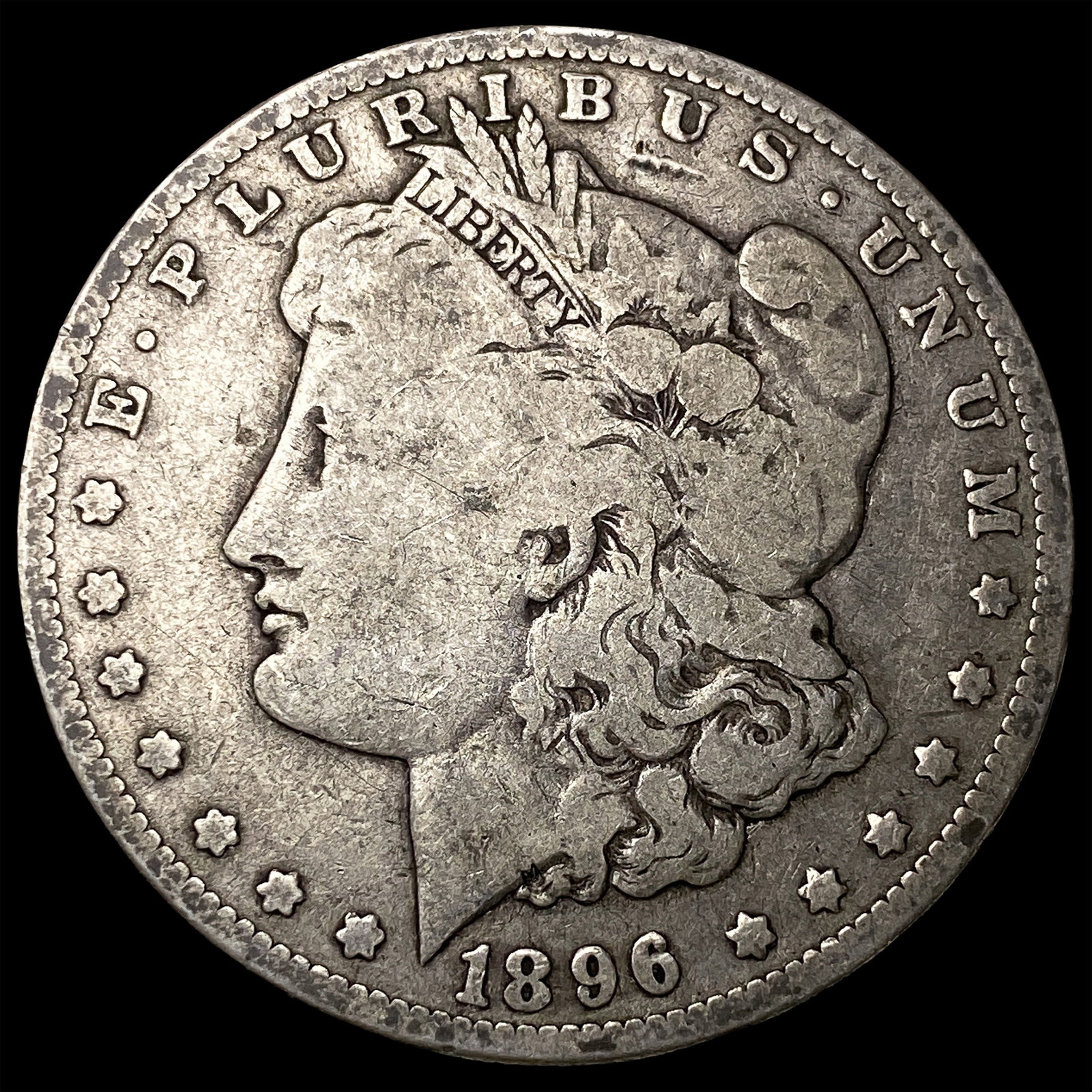 1896-O Silver Morgan Dollar LIGHTLY CIRCULATED: 1896-O Silver Morgan Dollar LIGHTLY CIRCULATED