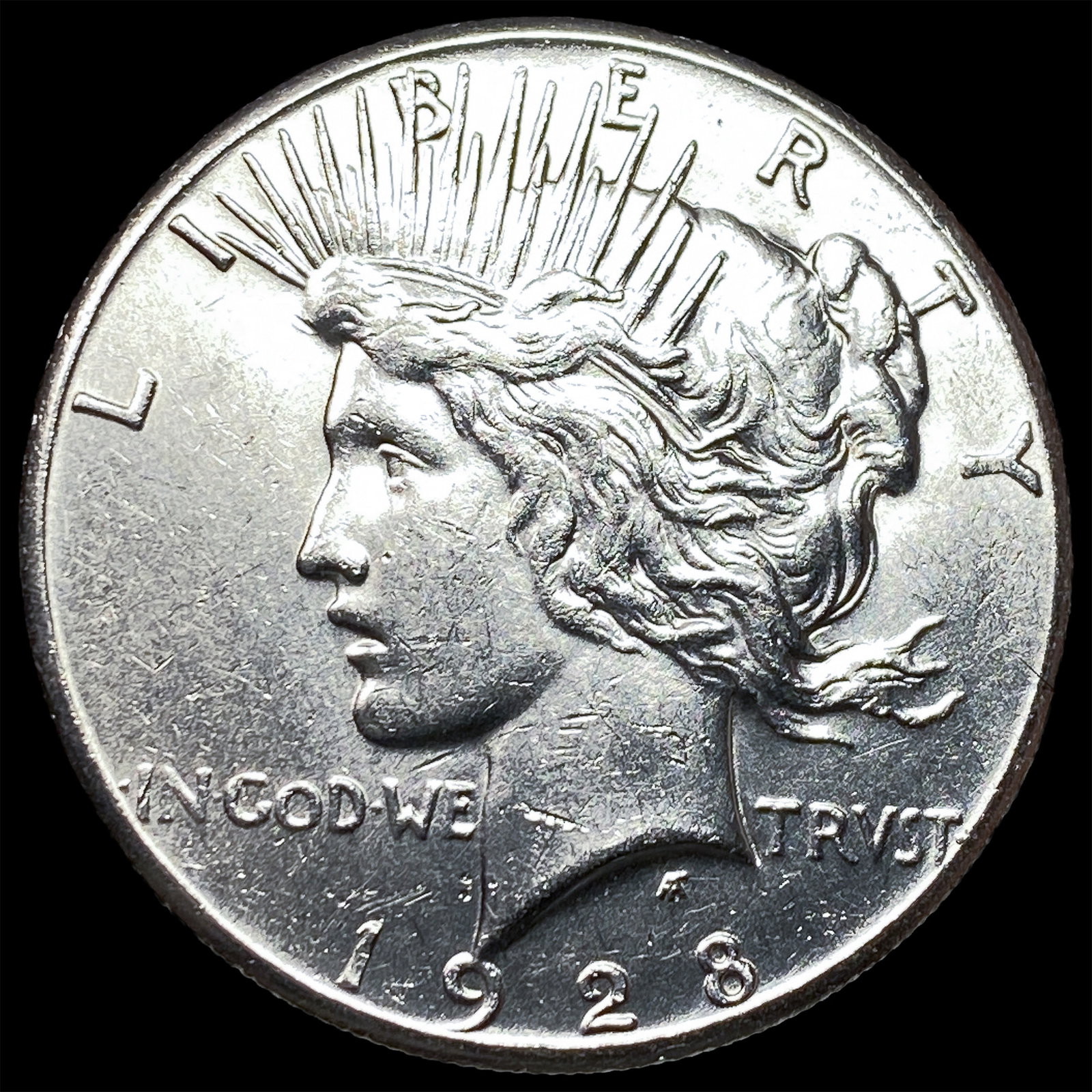 1928 Peace Silver Dollar CLOSELY UNCIRCULATED (1 of 2)
