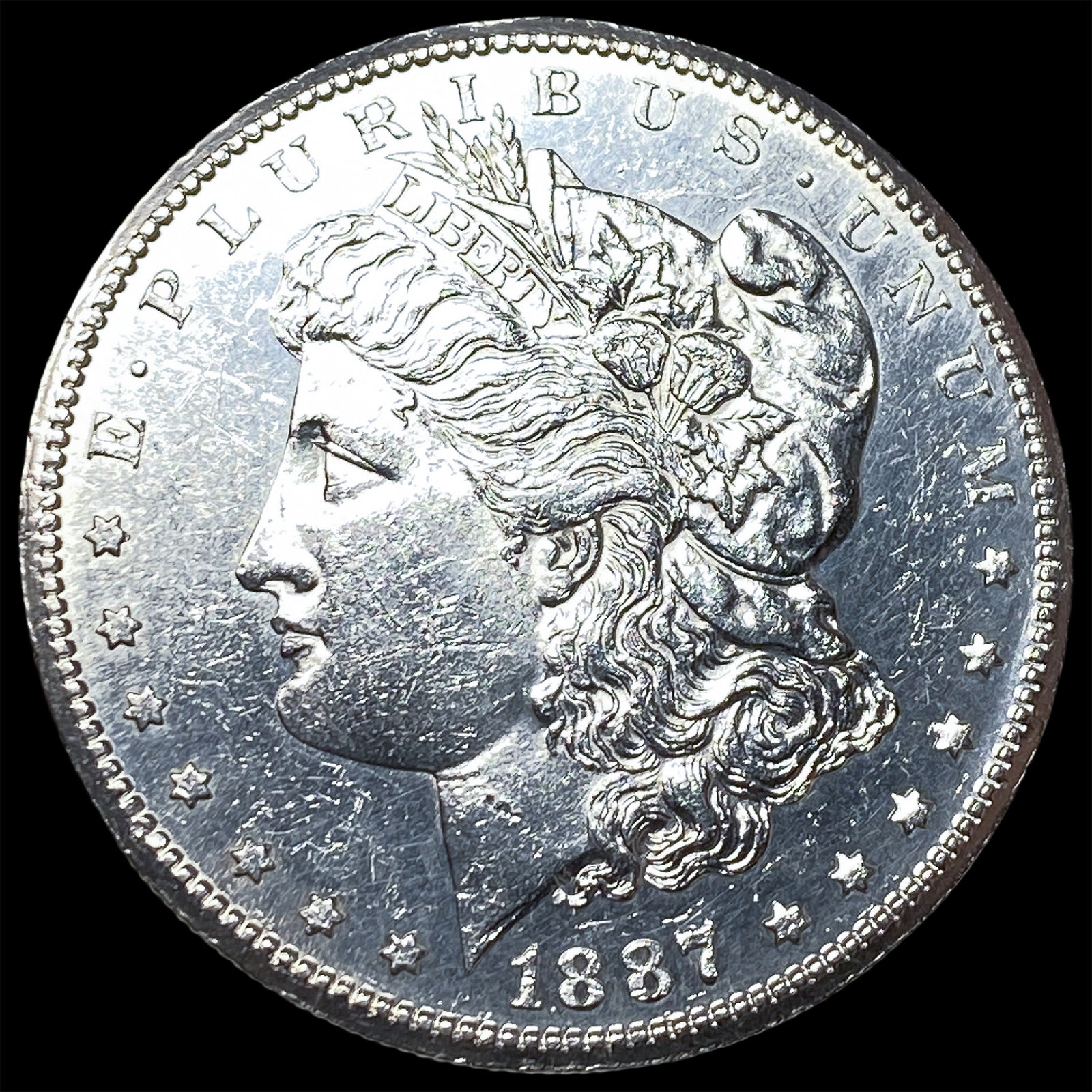 1887-S Morgan Silver Dollar UNCIRCULATED: 1887-S Morgan Silver Dollar UNCIRCULATED