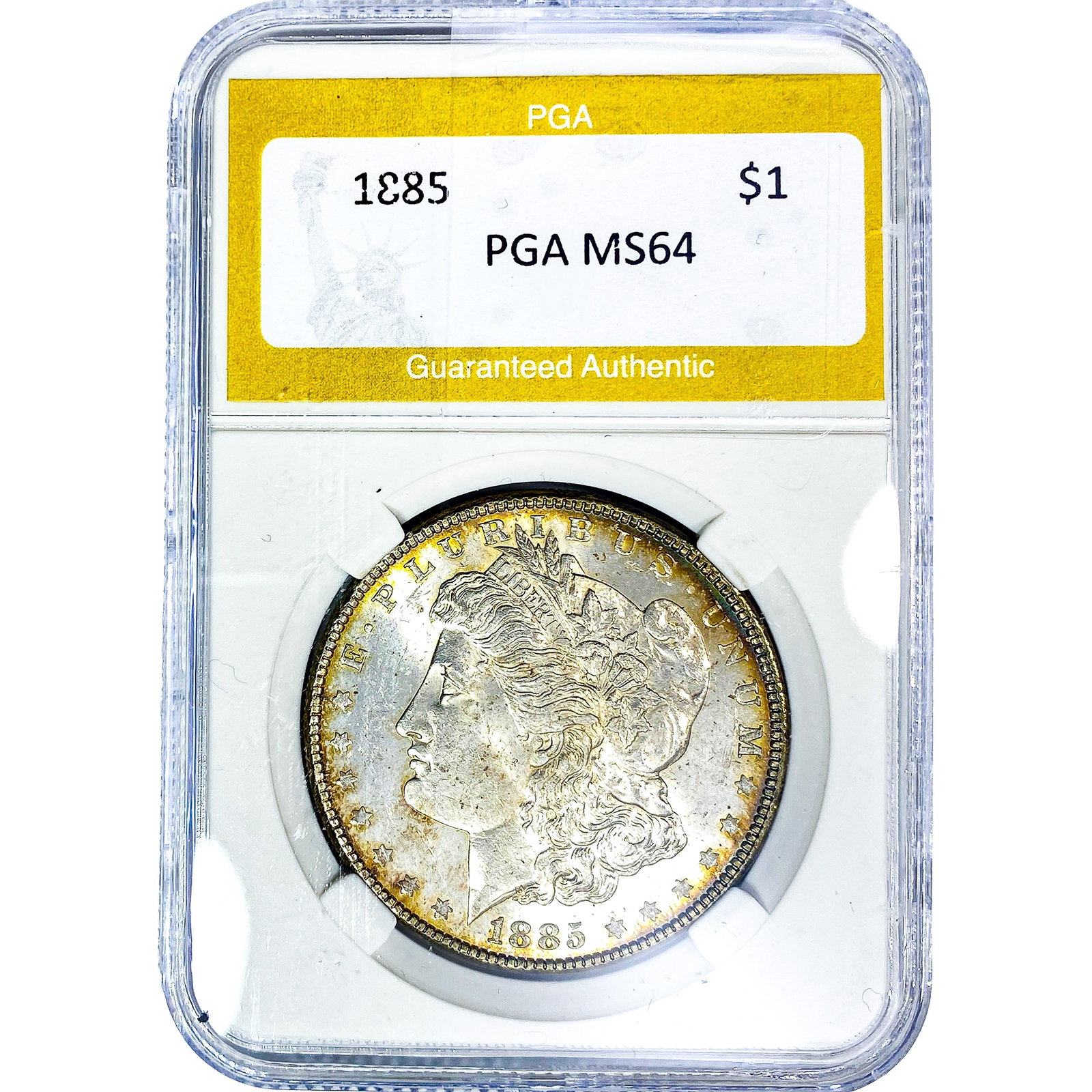 1885 Morgan Silver Dollar PGA MS64: 1885 Morgan Silver Dollar PGA MS64