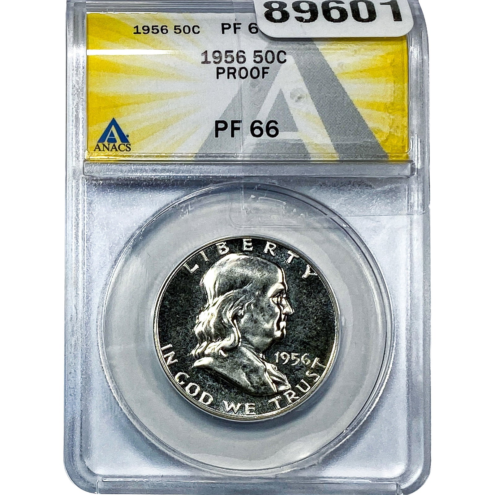 1956 Franklin Half Dollar ANACS PF66 PROOF (1 of 2)