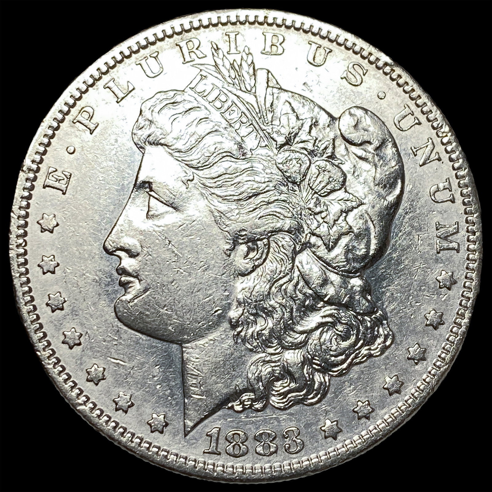 1883-S Silver Morgan Dollar CLOSELY UNCIRCULATED: 1883-S Silver Morgan Dollar CLOSELY UNCIRCULATED