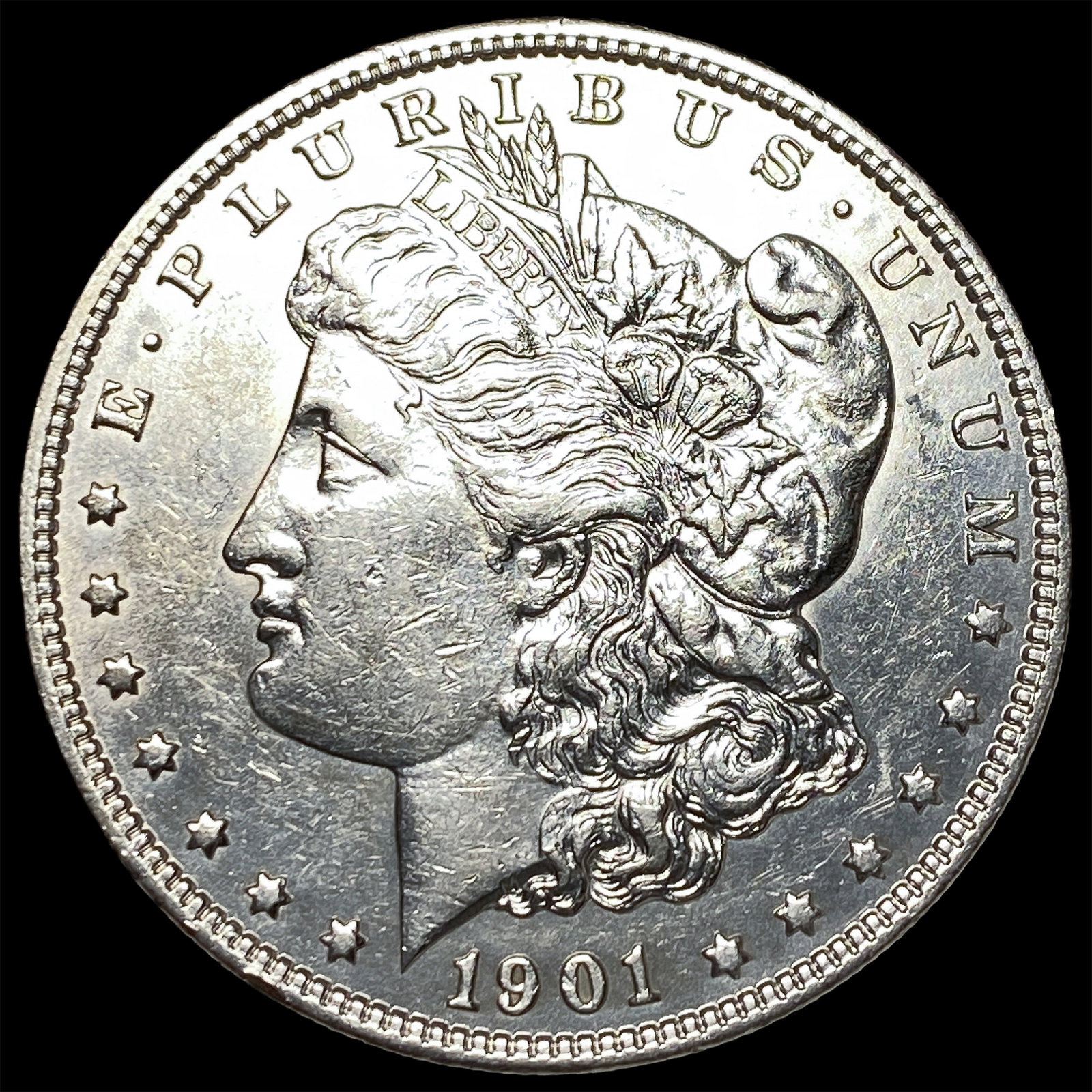 1901 Silver Morgan Dollar CLOSELY UNCIRCULATED: 1901 Silver Morgan Dollar CLOSELY UNCIRCULATED