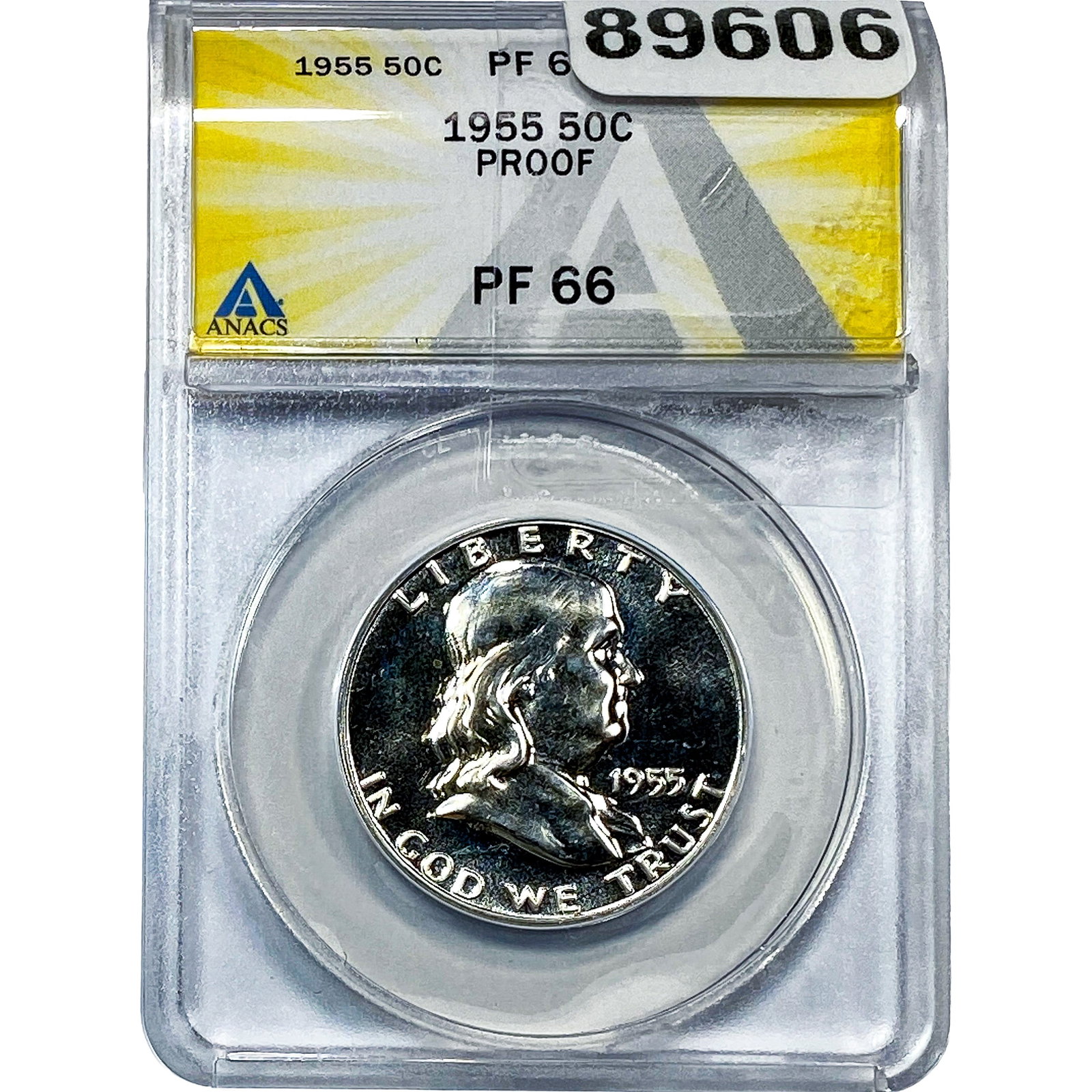 1955 Franklin Half Dollar ANACS PF66 PROOF (1 of 2)