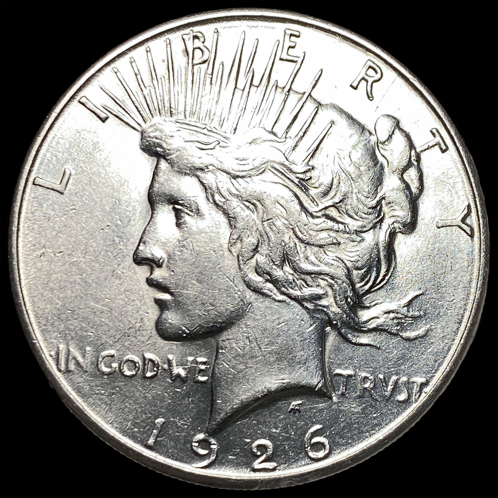 1926-S Peace Silver Dollar CLOSELY UNCIRCULATED: 1926-S Peace Silver Dollar CLOSELY UNCIRCULATED