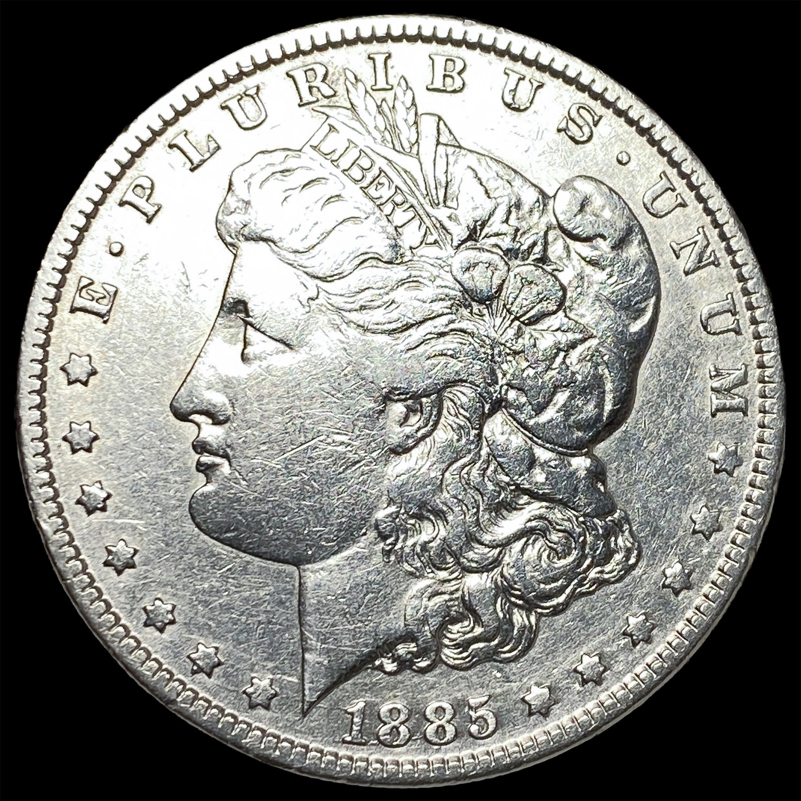 1885 Silver Morgan Dollar LIGHTLY CIRCULATED: 1885 Silver Morgan Dollar LIGHTLY CIRCULATED