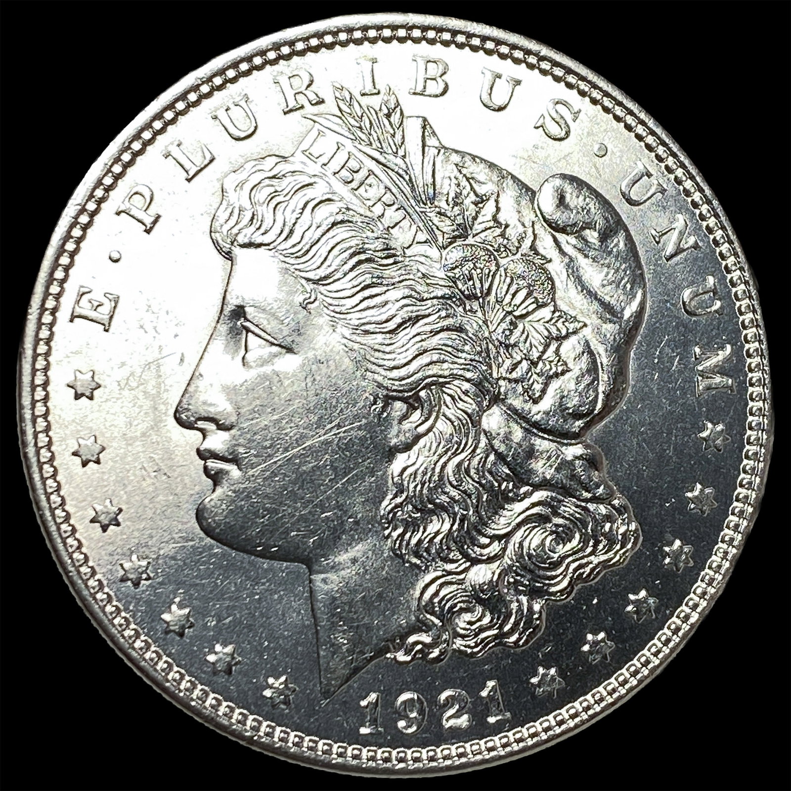 1921 Silver Morgan Dollar CHOICE BU: 1921 Silver Morgan Dollar CHOICE BU