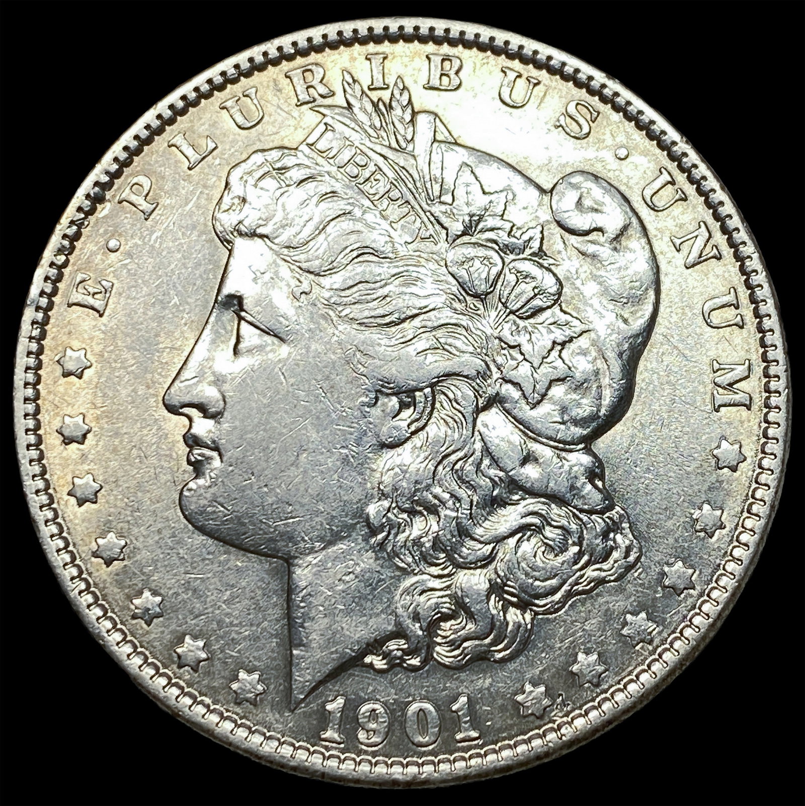 1901 Morgan Silver Dollar CLOSELY UNCIRCULATED: 1901 Morgan Silver Dollar CLOSELY UNCIRCULATED