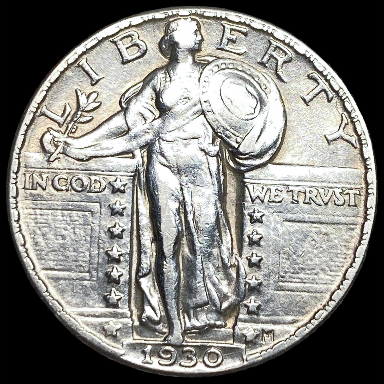 1930 Standing Liberty Quarter NEARLY UNCIRCULATED: 1930 Standing Liberty Quarter NEARLY UNCIRCULATED