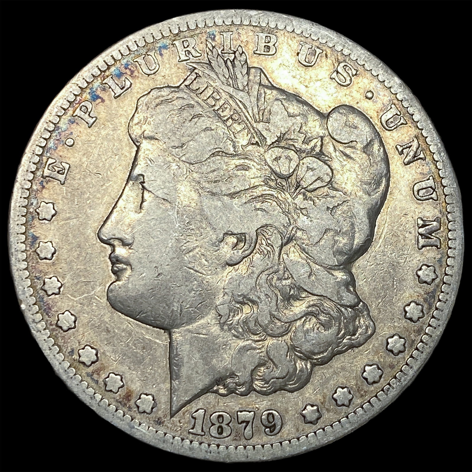 1879-CC Silver Morgan Dollar LIGHTLY CIRCULATED: 1879-CC Silver Morgan Dollar LIGHTLY CIRCULATED