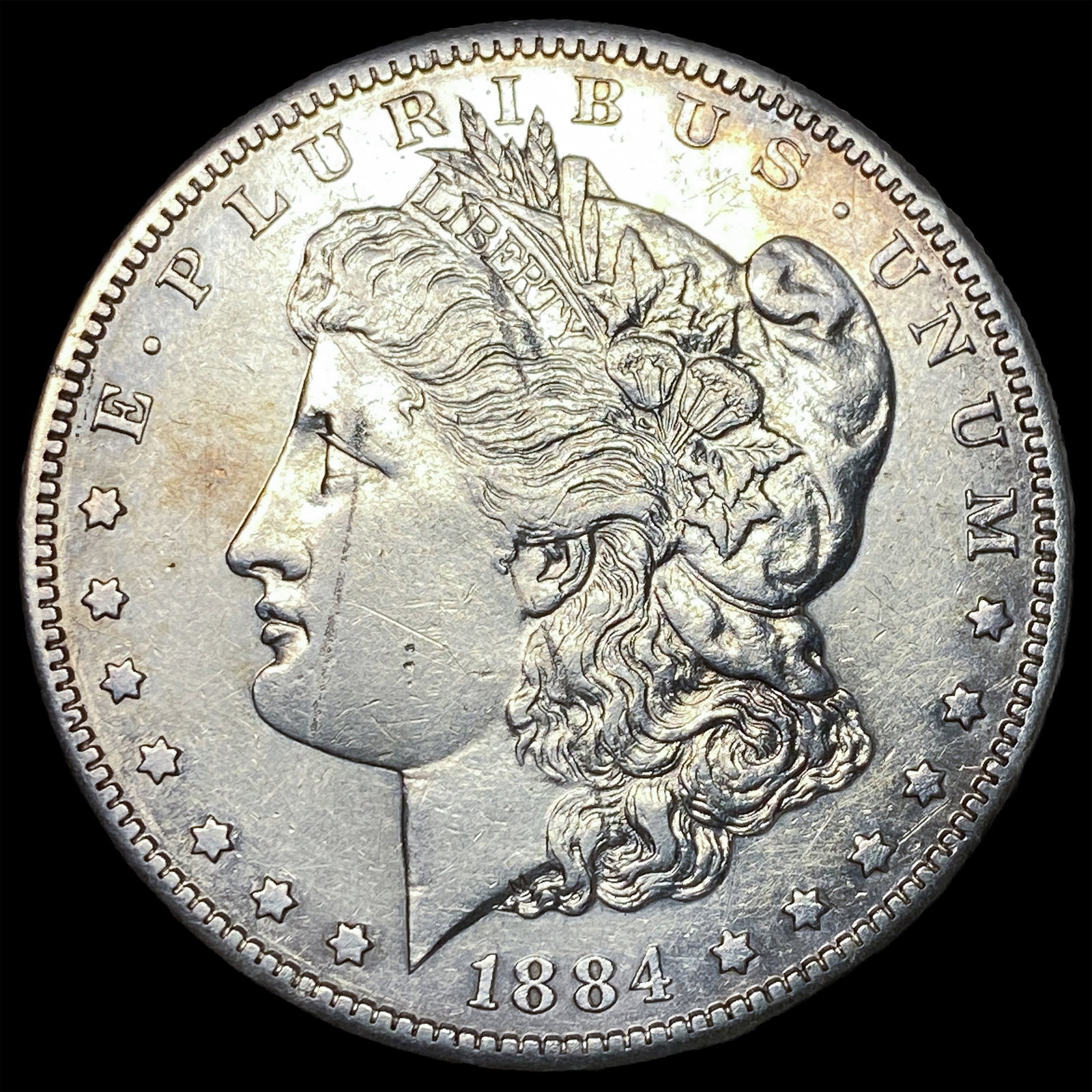1884-S Silver Morgan Dollar CLOSELY UNCIRCULATED: 1884-S Silver Morgan Dollar CLOSELY UNCIRCULATED