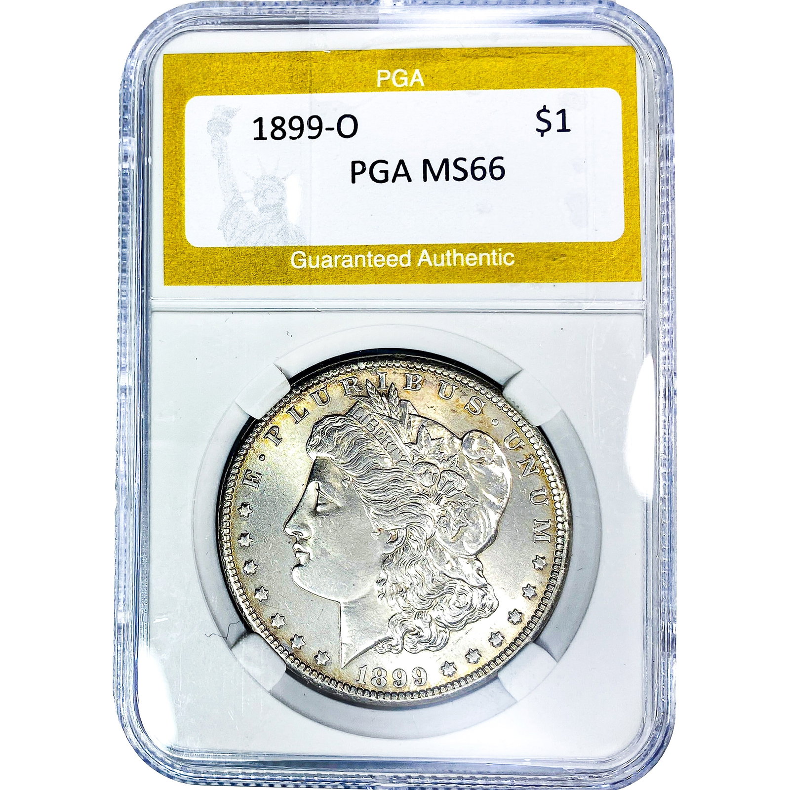 1899-O Morgan Silver Dollar PGA MS66: 1899-O Morgan Silver Dollar PGA MS66