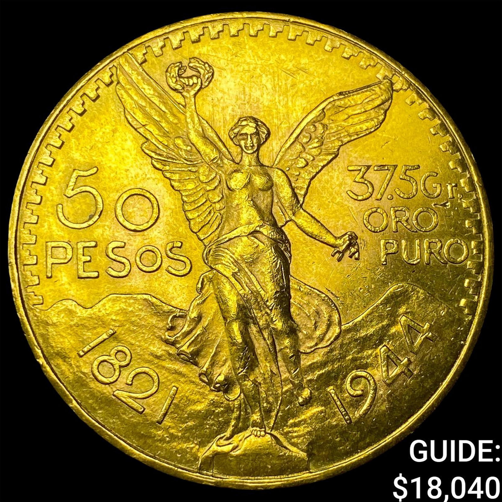 1821 Mexico Gold 50 Pesos .2355 AGW (1 of 2)