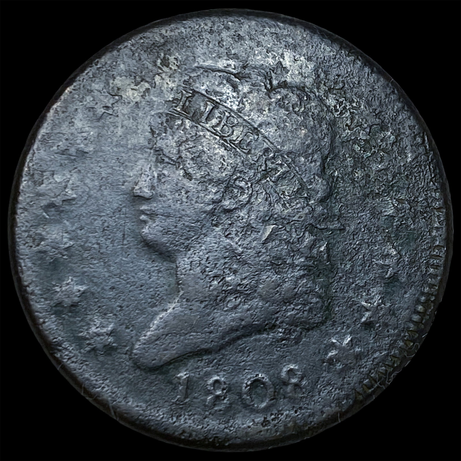 1808 Classic Head Large Cent LIGHTLY CIRCULATED: 1808 Classic Head Large Cent LIGHTLY CIRCULATED