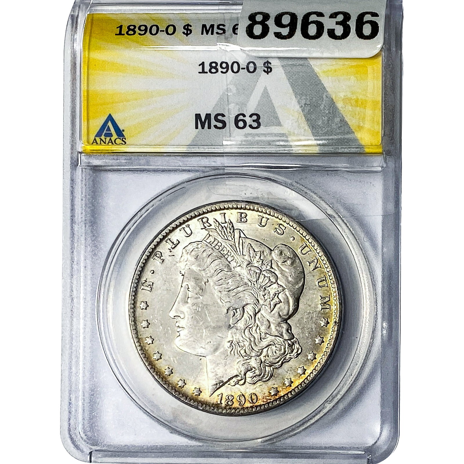 1890-O Morgan Silver Dollar ANACS MS63 (1 of 2)