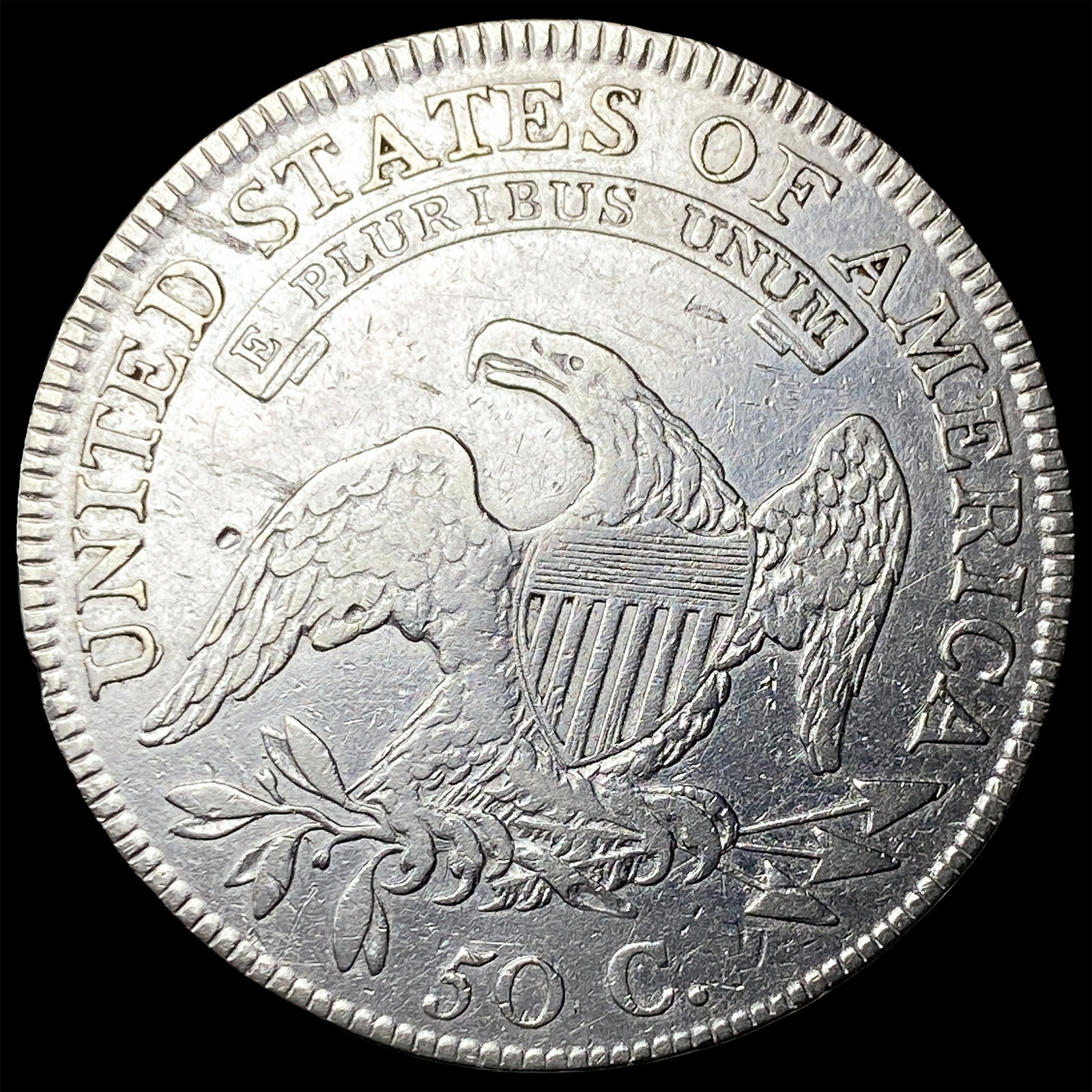 1809 Capped Bust Half Dollar ABOUT UNCIRCULATED - 2