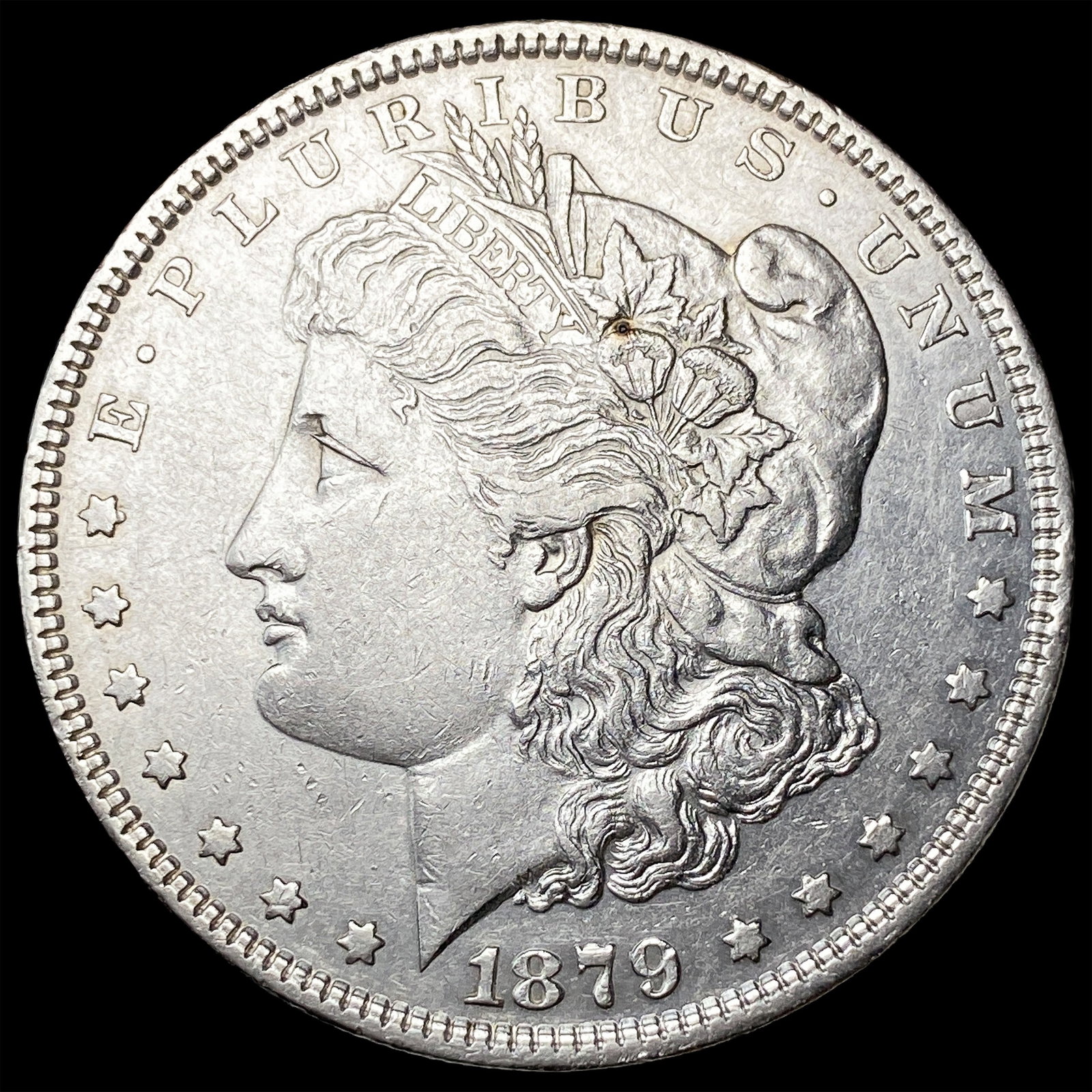 1879 Silver Morgan Dollar CLOSELY UNCIRCULATED: 1879 Silver Morgan Dollar CLOSELY UNCIRCULATED