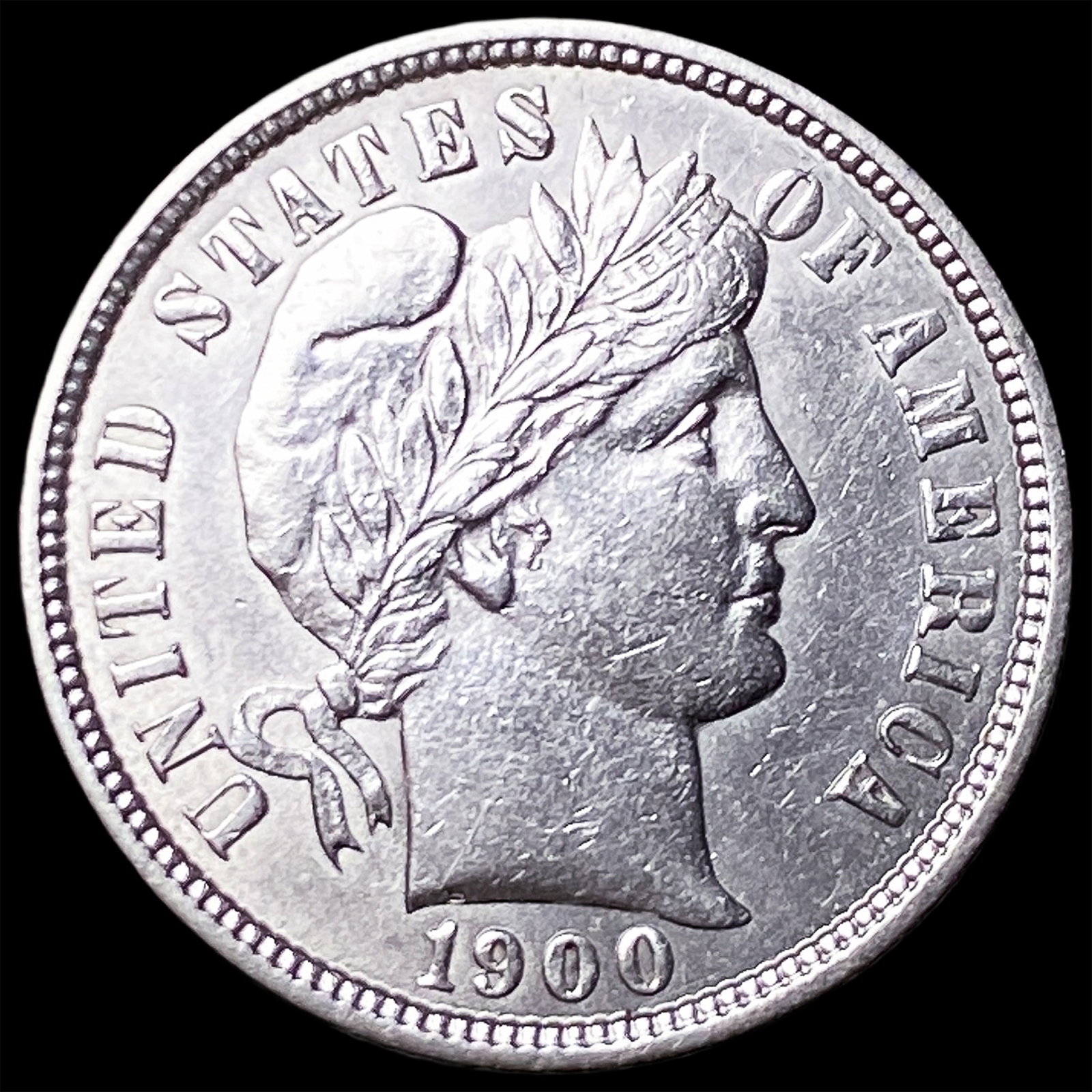 1900 Silver Barber Dime UNCIRCULATED: 1900 Silver Barber Dime UNCIRCULATED