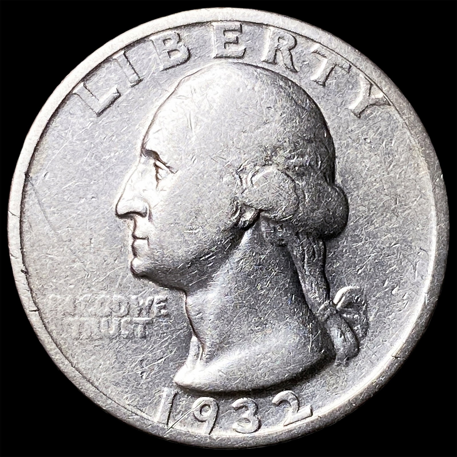 1932-S Washington Silver Quarter LIGHTLY CIRCULATED: 1932-S Washington Silver Quarter LIGHTLY CIRCULATED
