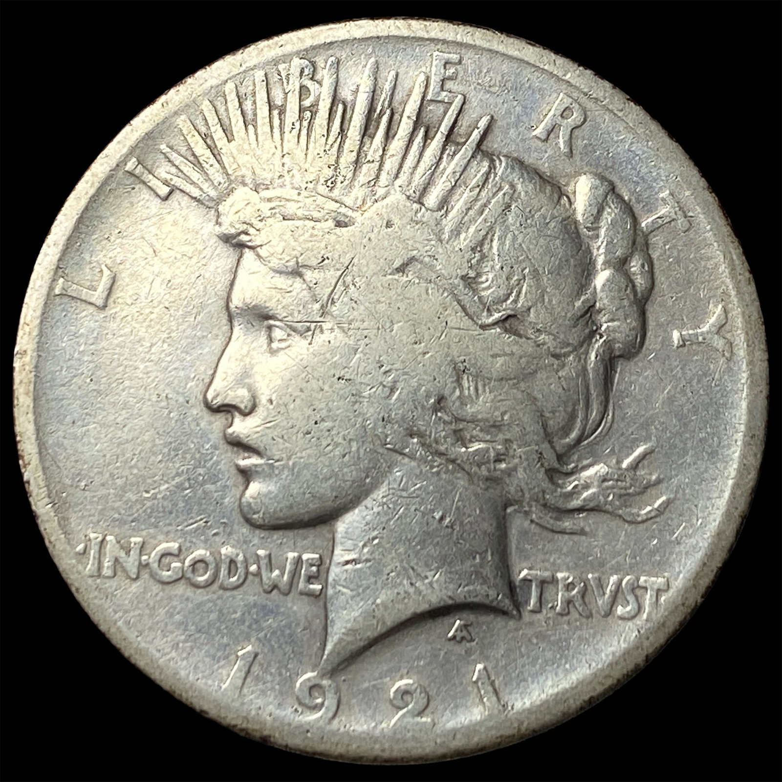 1921 Silver Peace Dollar LIGHTLY CIRCULATED: 1921 Silver Peace Dollar LIGHTLY CIRCULATED
