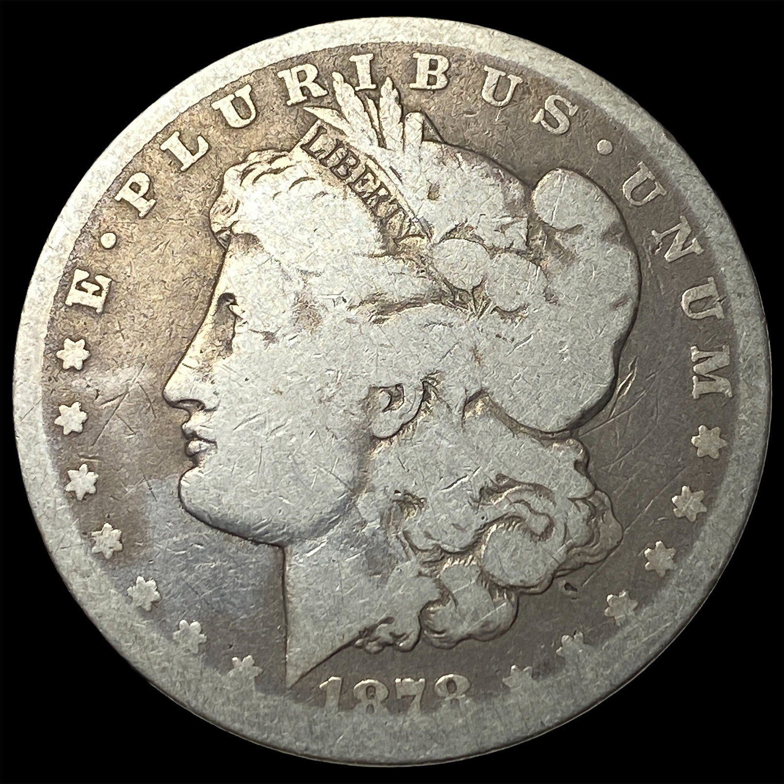 1878-CC Silver Morgan Dollar NICELY CIRCULATED: 1878-CC Silver Morgan Dollar NICELY CIRCULATED