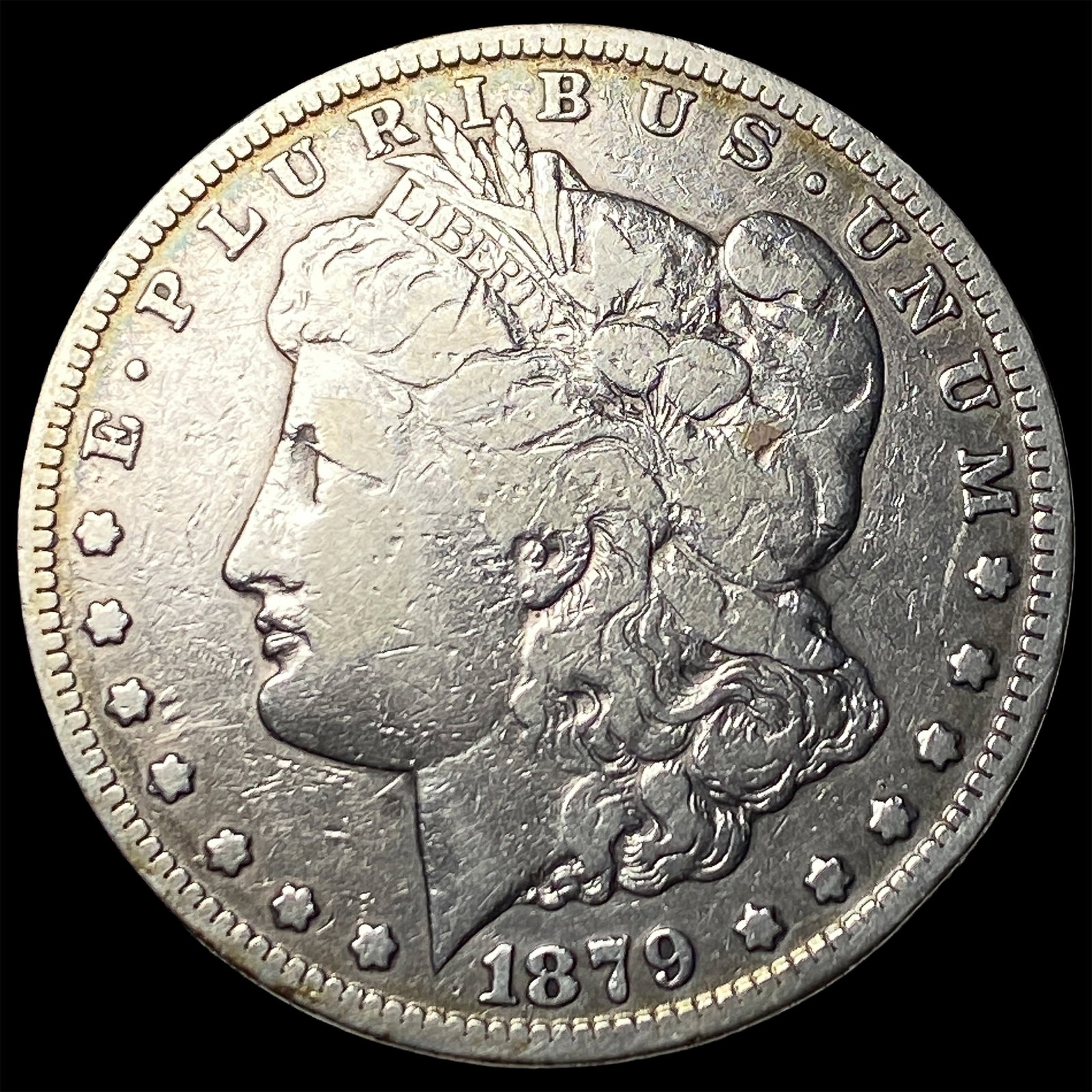 1879-CC Silver Morgan Dollar LIGHTLY CIRCULATED: 1879-CC Silver Morgan Dollar LIGHTLY CIRCULATED