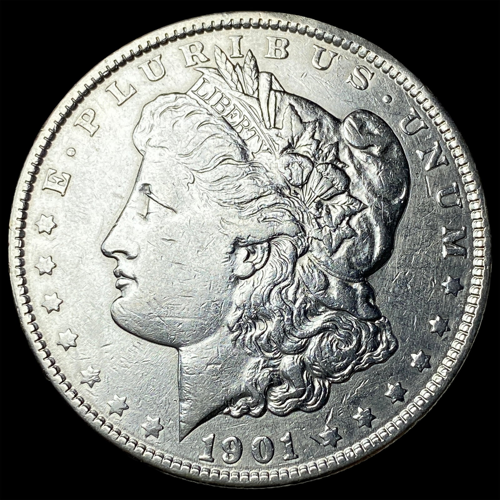 1901 Morgan Silver Dollar CLOSELY UNCIRCULATED (1 of 2)