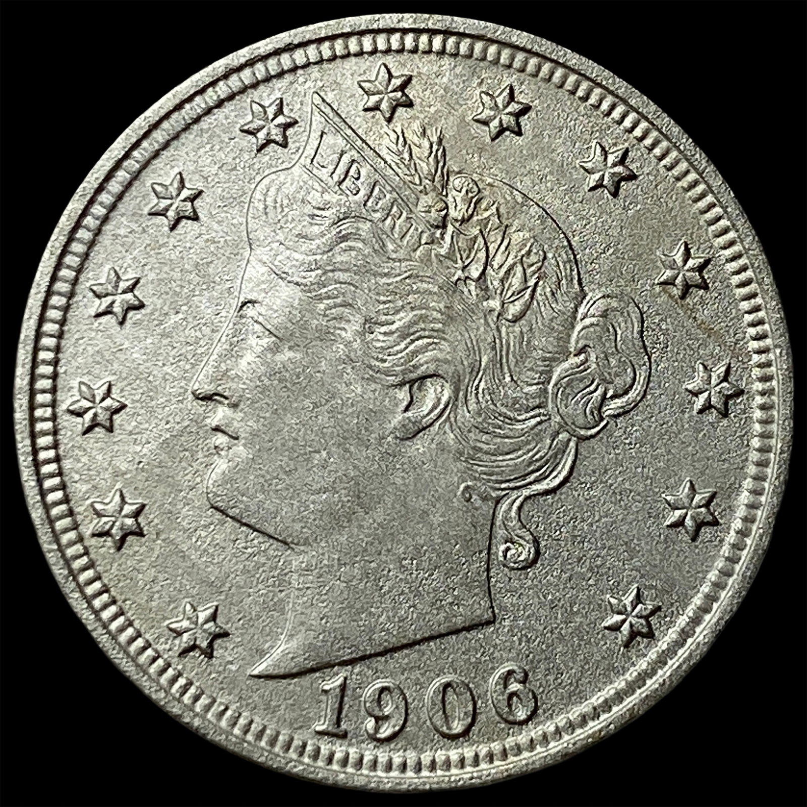 1906 Liberty Head Nickel HIGH GRADE: 1906 Liberty Head Nickel HIGH GRADE