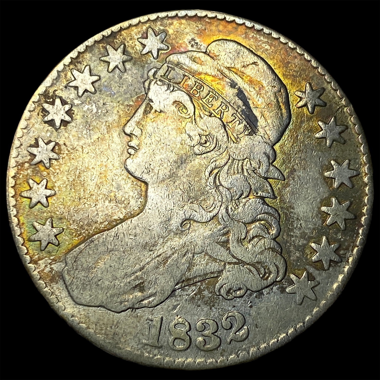 1832 Capped Bust Half Dollar LIGHTLY CIRCULATED: 1832 Capped Bust Half Dollar LIGHTLY CIRCULATED