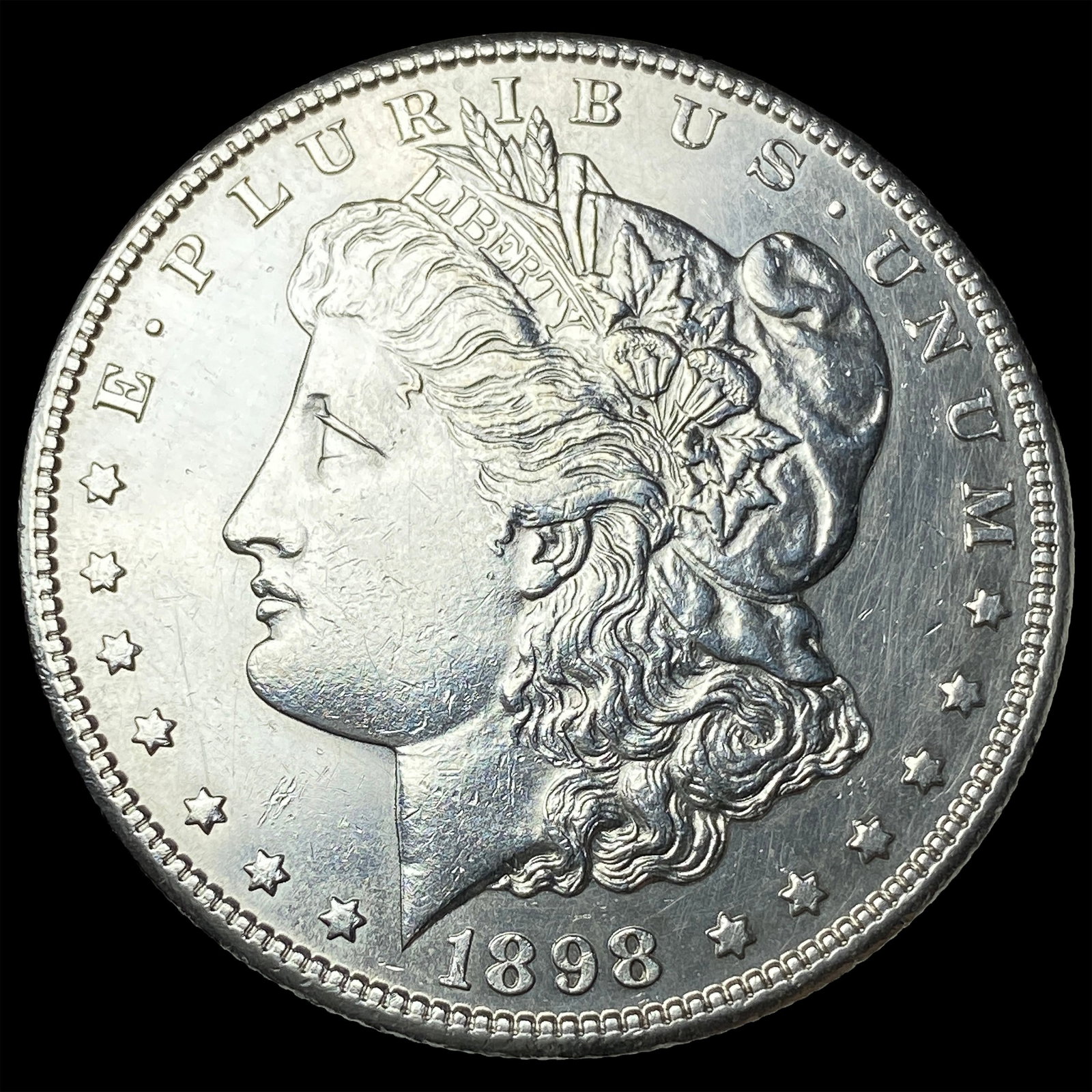 1898-S Silver Morgan Dollar CLOSELY UNCIRCULATED (1 of 2)
