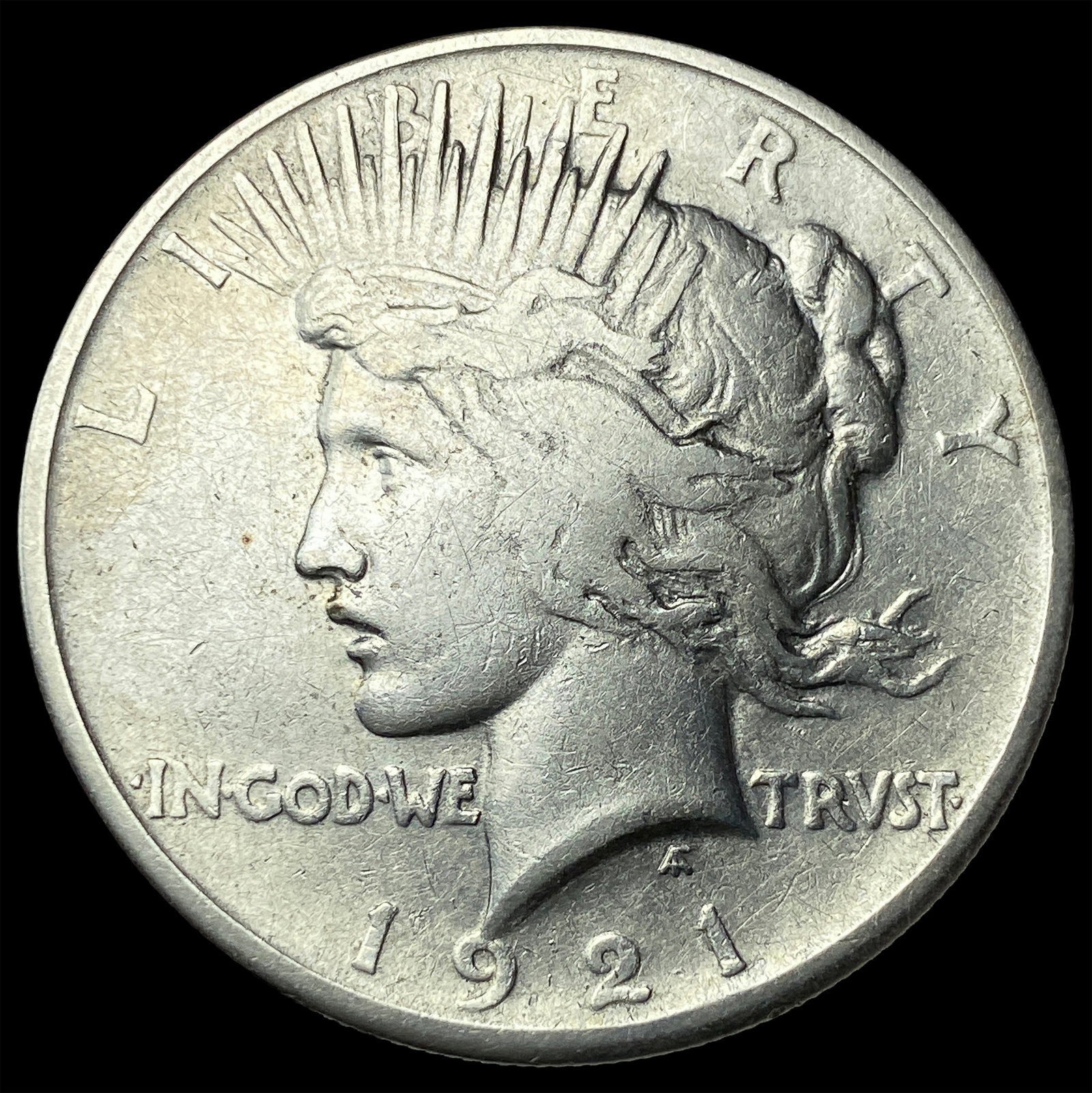1921 Silver Peace Dollar LIGHTLY CIRCULATED: 1921 Silver Peace Dollar LIGHTLY CIRCULATED