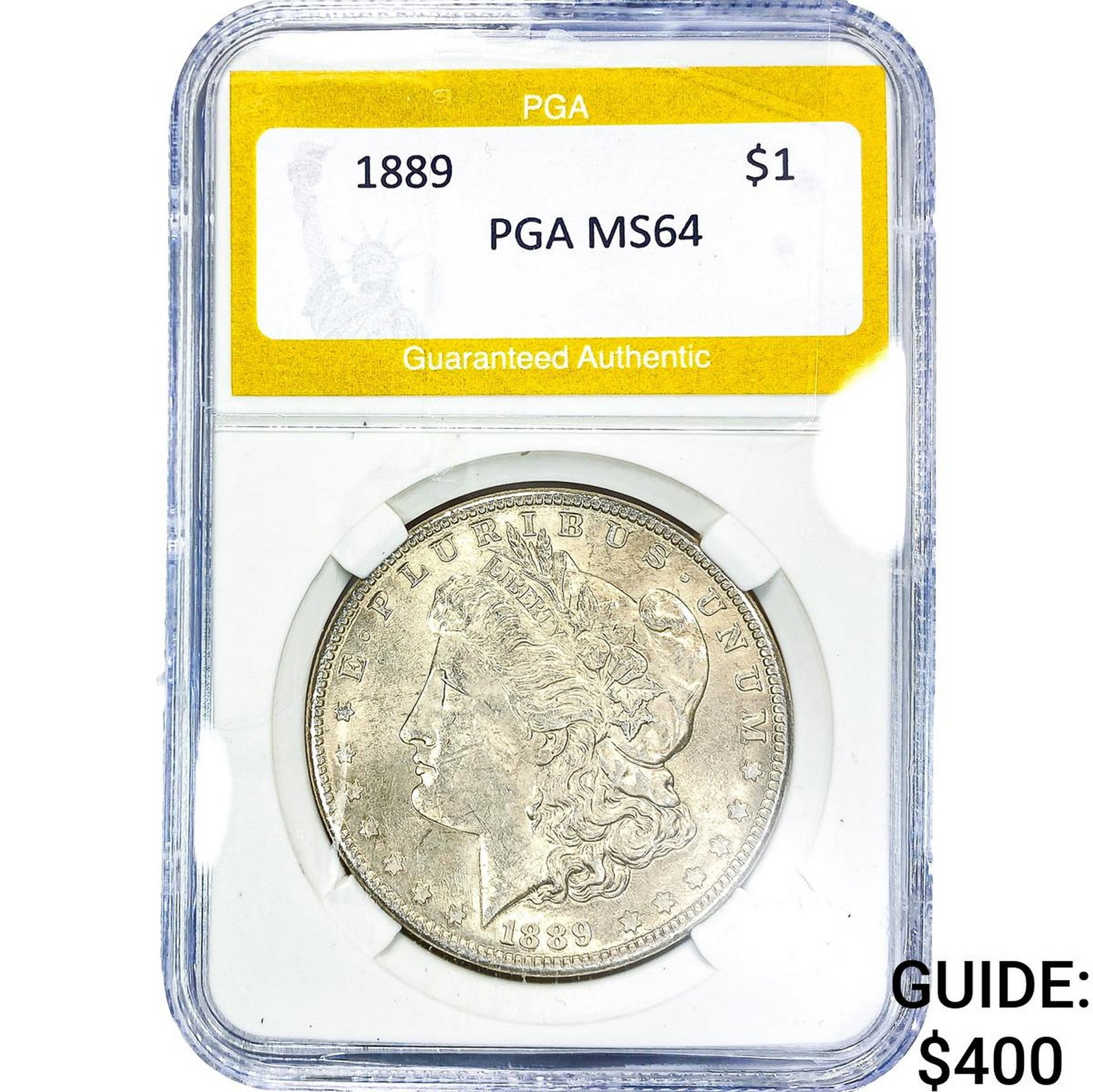 1889 Morgan Silver Dollar PGA MS64: 1889 Morgan Silver Dollar PGA MS64
