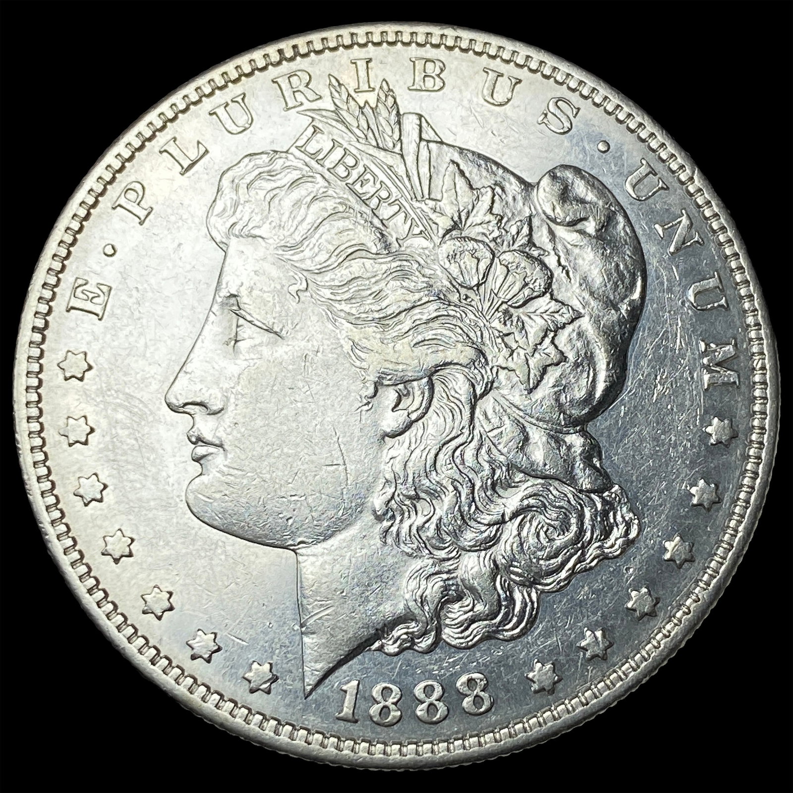 1888-S Silver Morgan Dollar CLOSELY UNCIRCULATED: 1888-S Silver Morgan Dollar CLOSELY UNCIRCULATED