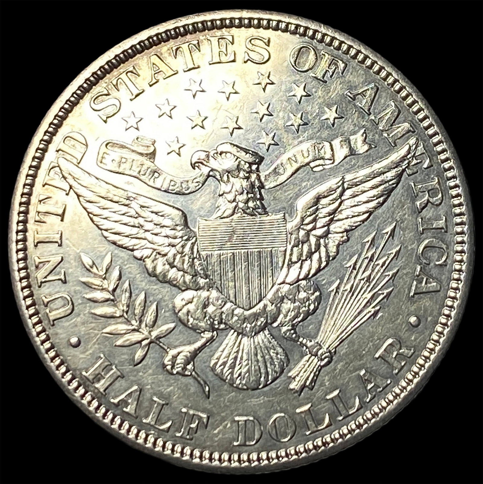 1908 Silver Barber Half Dollar CLOSELY UNCIRCULATED - 2