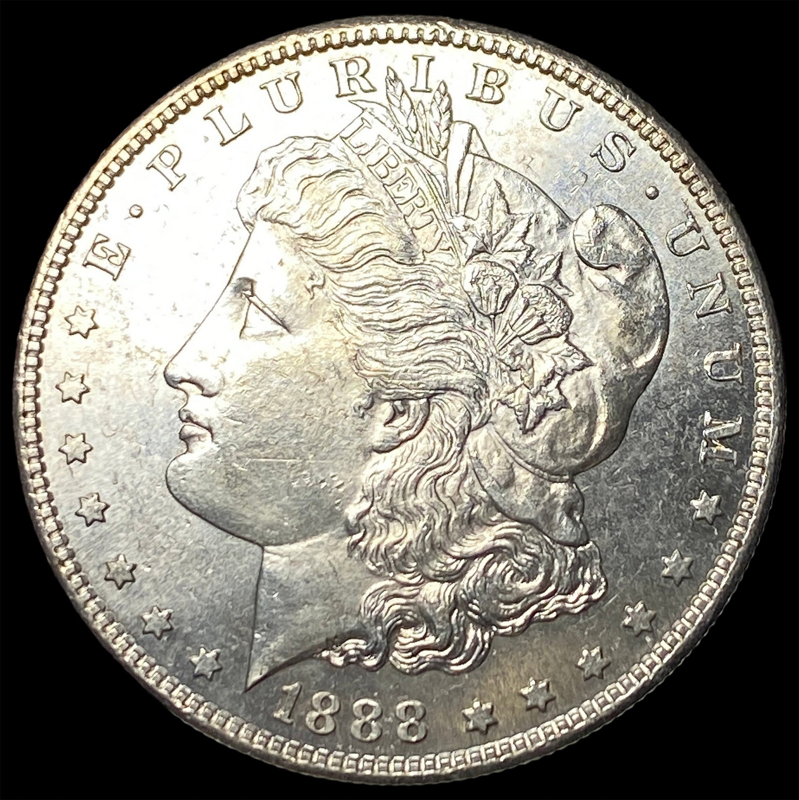 1888-S Silver Morgan Dollar CHOICE BU (1 of 2)