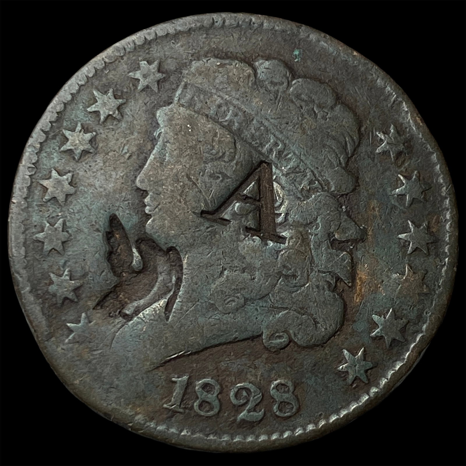1828 Classic Head Half Cent NICELY CIRCULATED: 1828 Classic Head Half Cent NICELY CIRCULATED