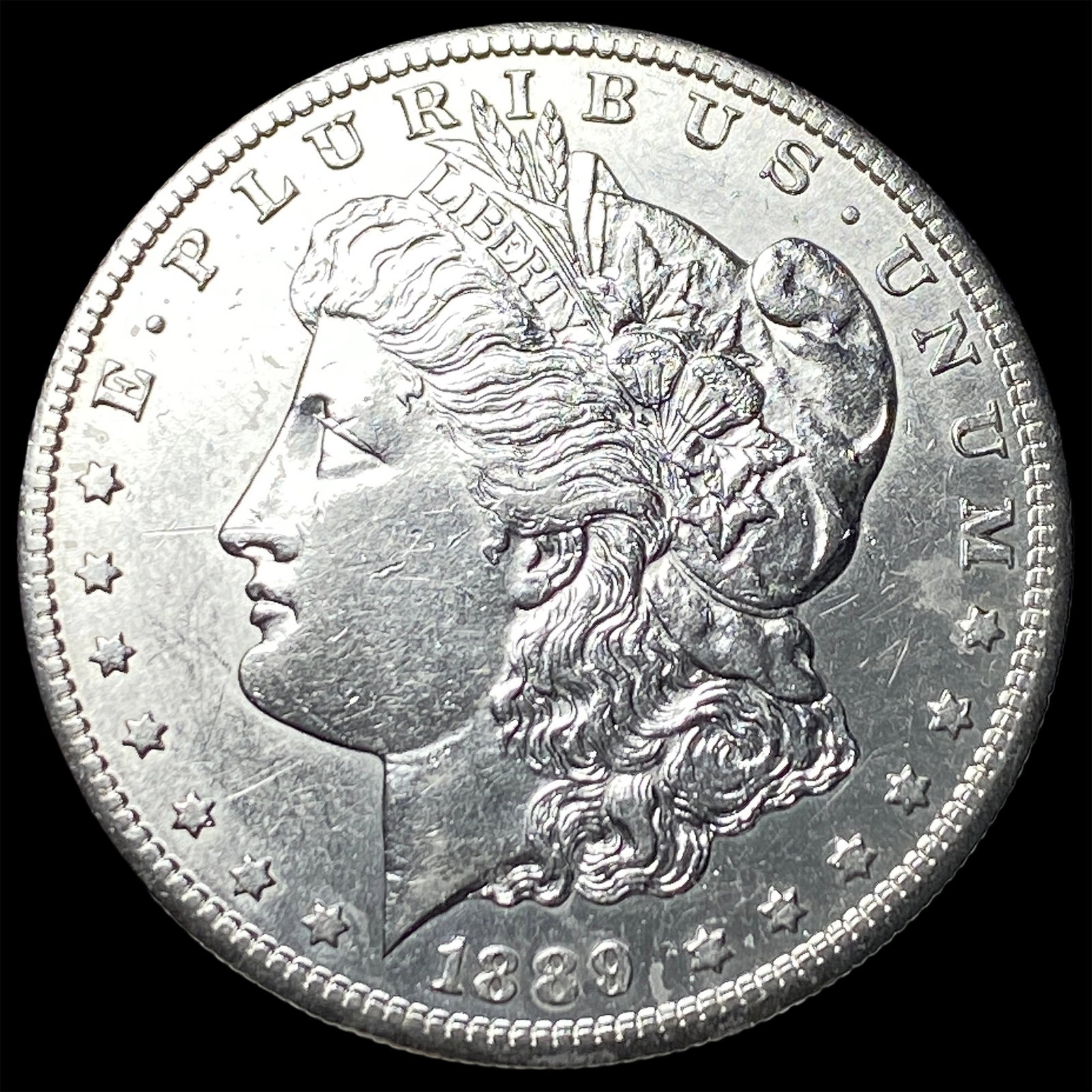 1889-S Silver Morgan Dollar CLOSELY UNCIRCULATED: 1889-S Silver Morgan Dollar CLOSELY UNCIRCULATED