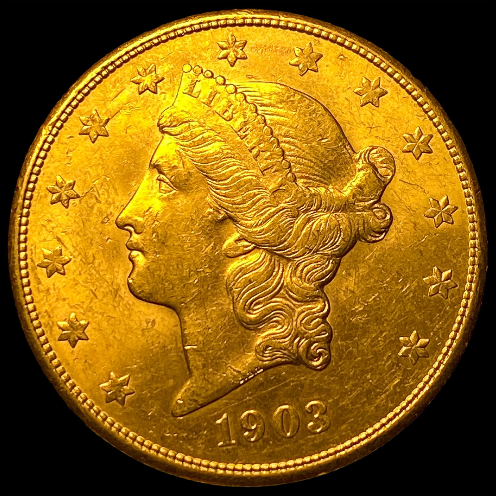 1903-S Liberty Head $20 Double Eagle UNCIRCULATED: 1903-S Liberty Head $20 Double Eagle UNCIRCULATED