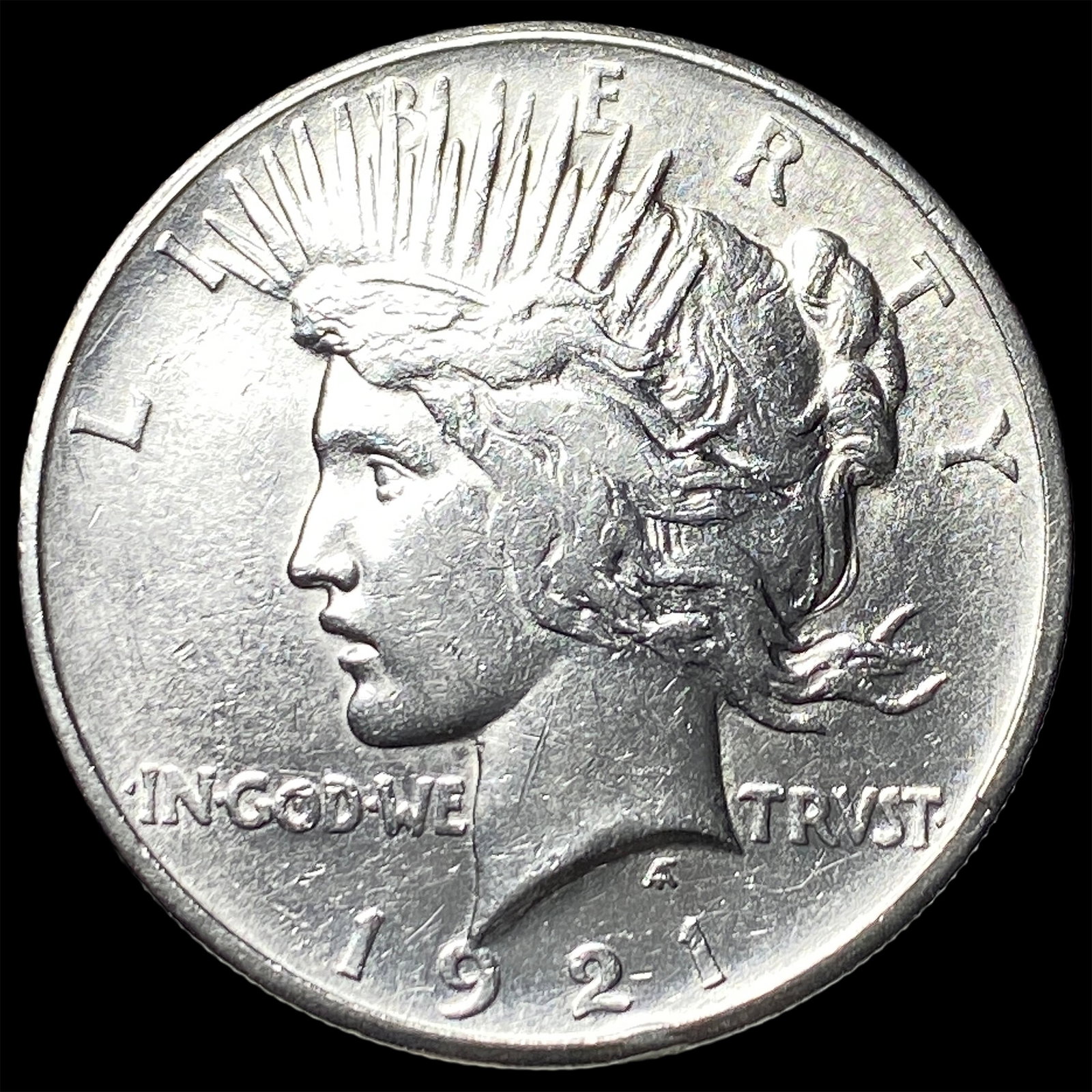 1921 Silver Peace Dollar CLOSELY UNCIRCULATED: 1921 Silver Peace Dollar CLOSELY UNCIRCULATED