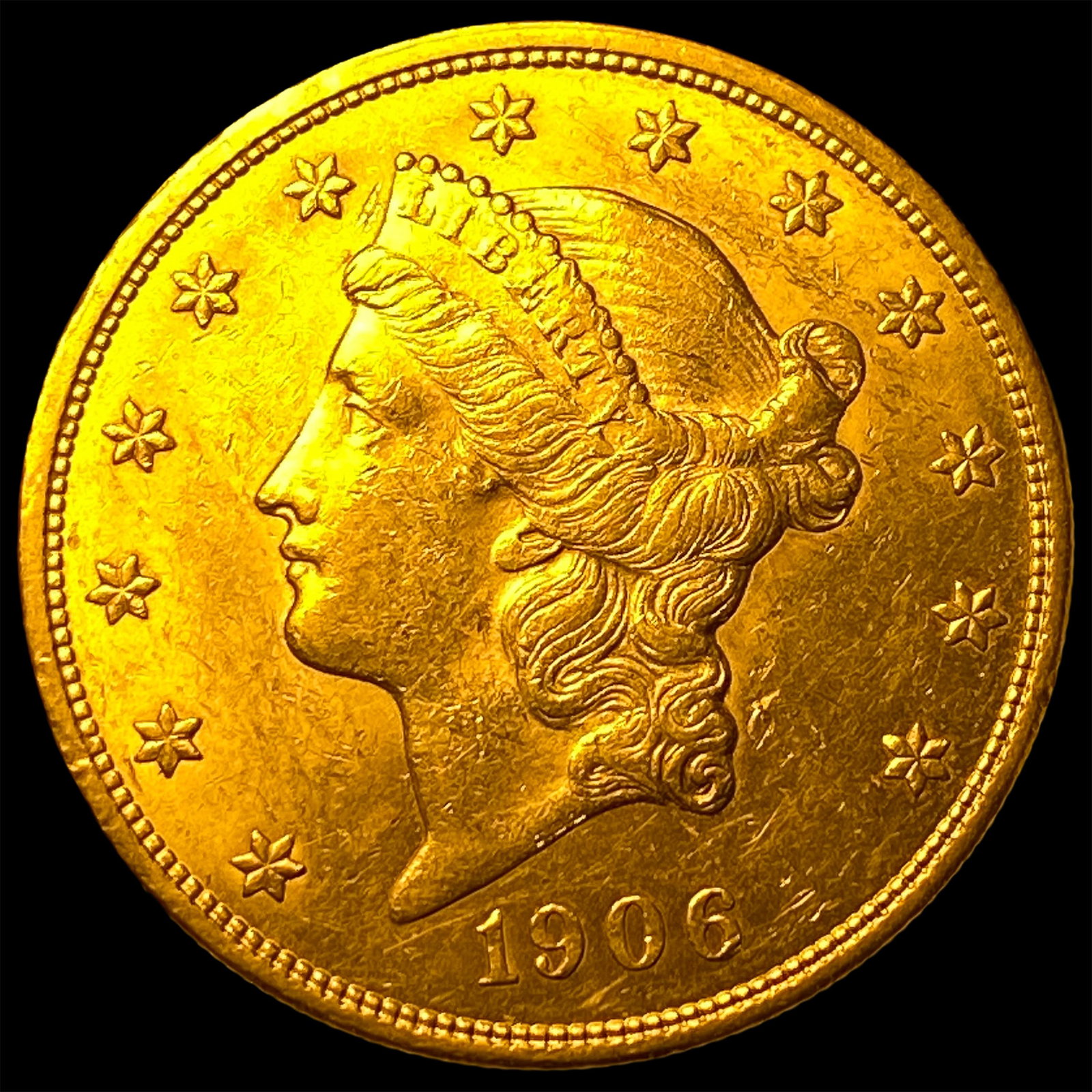 1906 Liberty Head $20 Double Eagle UNCIRCULATED: 1906 Liberty Head $20 Double Eagle UNCIRCULATED