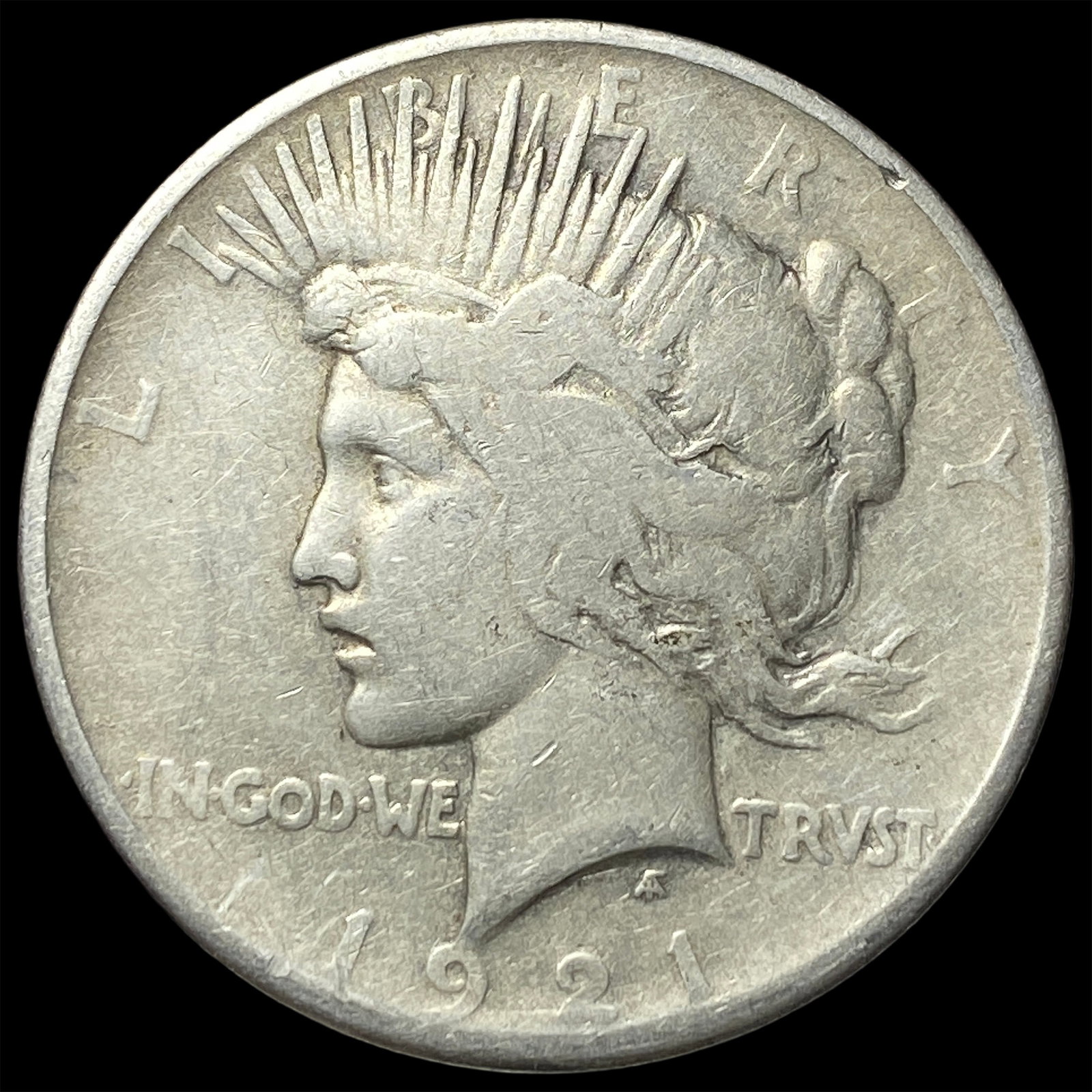 1921 Silver Peace Dollar LIGHTLY CIRCULATED: 1921 Silver Peace Dollar LIGHTLY CIRCULATED