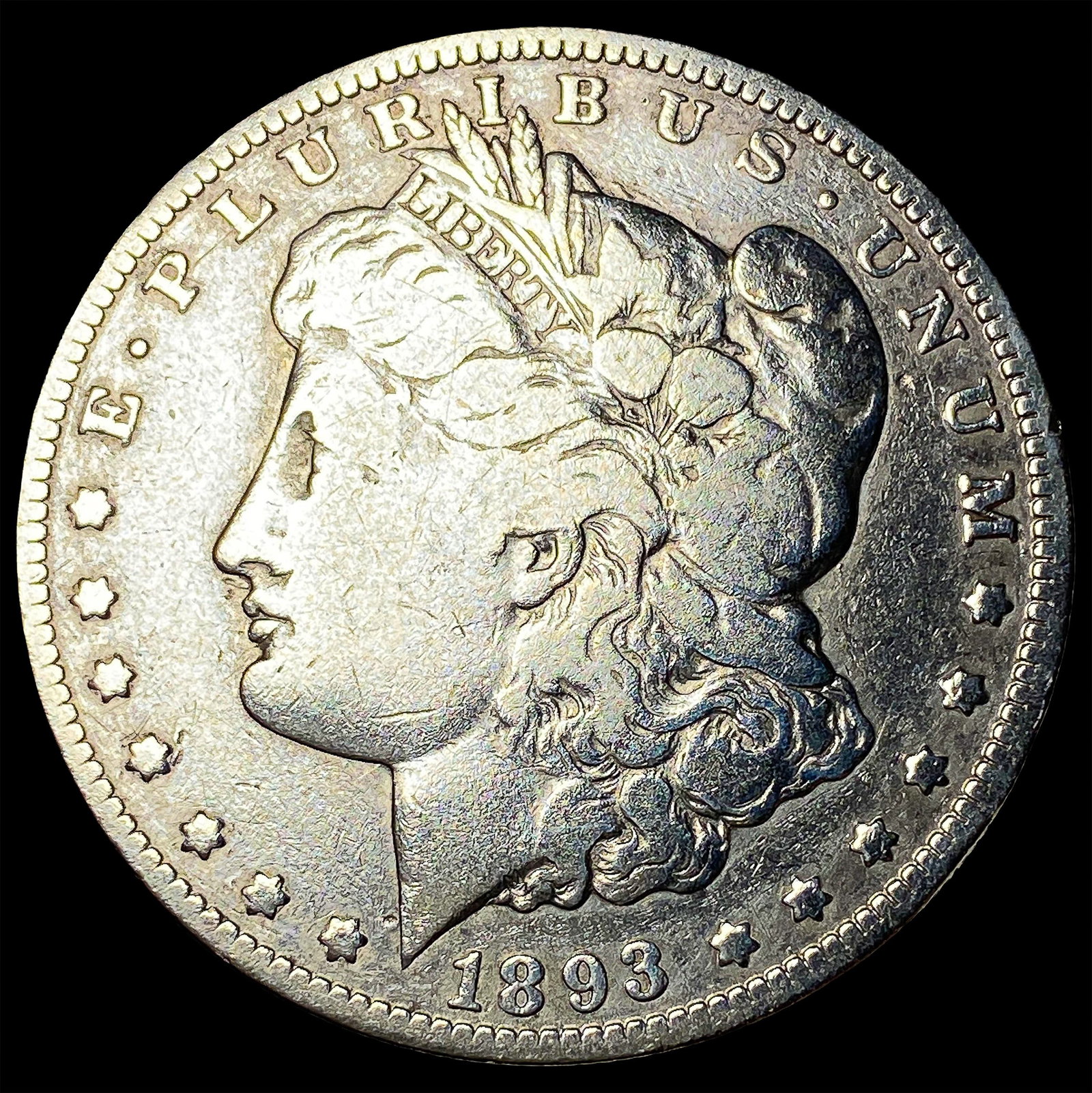 1893-O Silver Morgan Dollar NICELY CIRCULATED: 1893-O Silver Morgan Dollar NICELY CIRCULATED