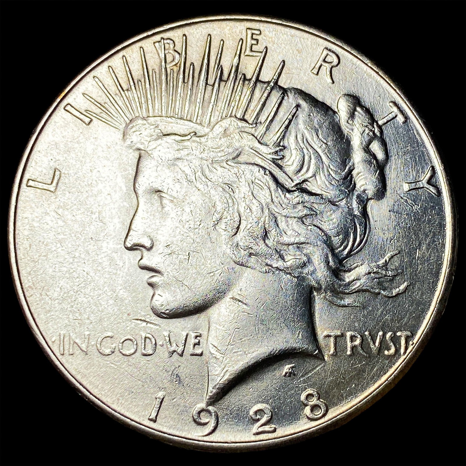 1928 Peace Silver Dollar CHOICE AU: 1928 Peace Silver Dollar CHOICE AU