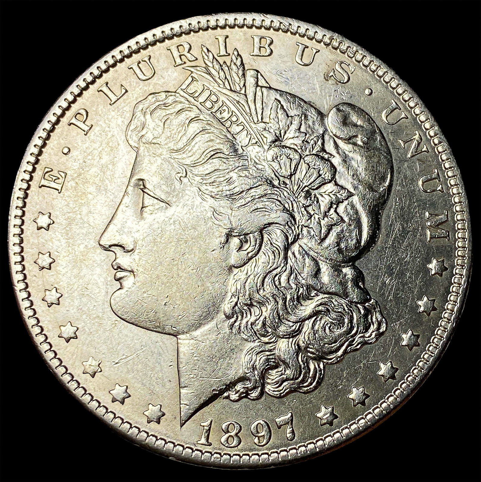 1897-O Silver Morgan Dollar CLOSELY UNCIRCULATED: 1897-O Silver Morgan Dollar CLOSELY UNCIRCULATED