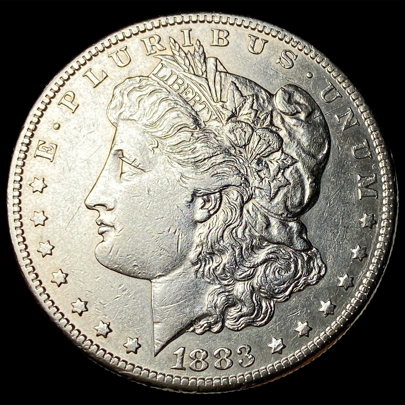 1883-S Silver Morgan Dollar CLOSELY UNCIRCULATED: 1883-S Silver Morgan Dollar CLOSELY UNCIRCULATED