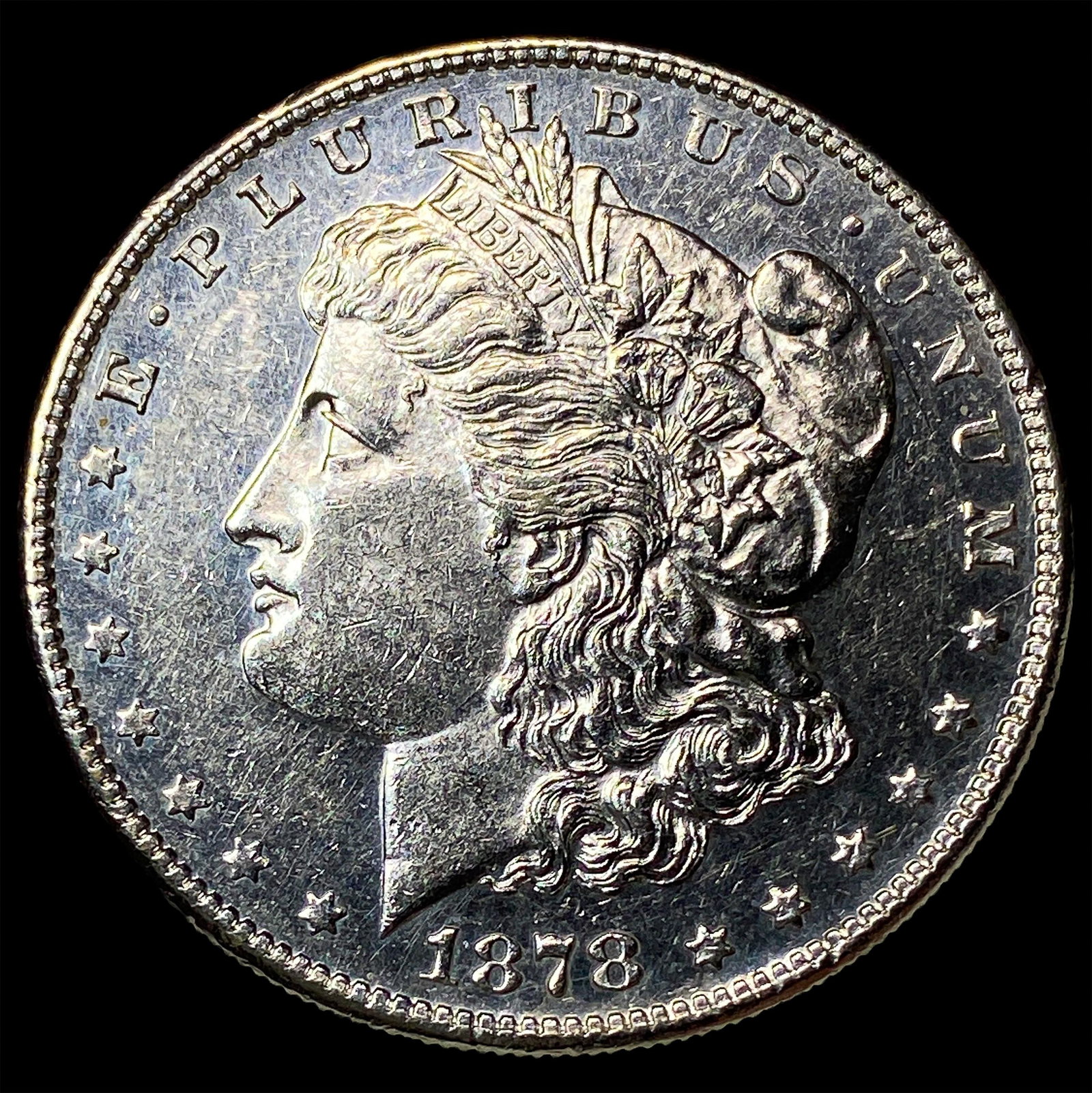 1878-S Silver Morgan Dollar UNCIRCULATED: 1878-S Silver Morgan Dollar UNCIRCULATED