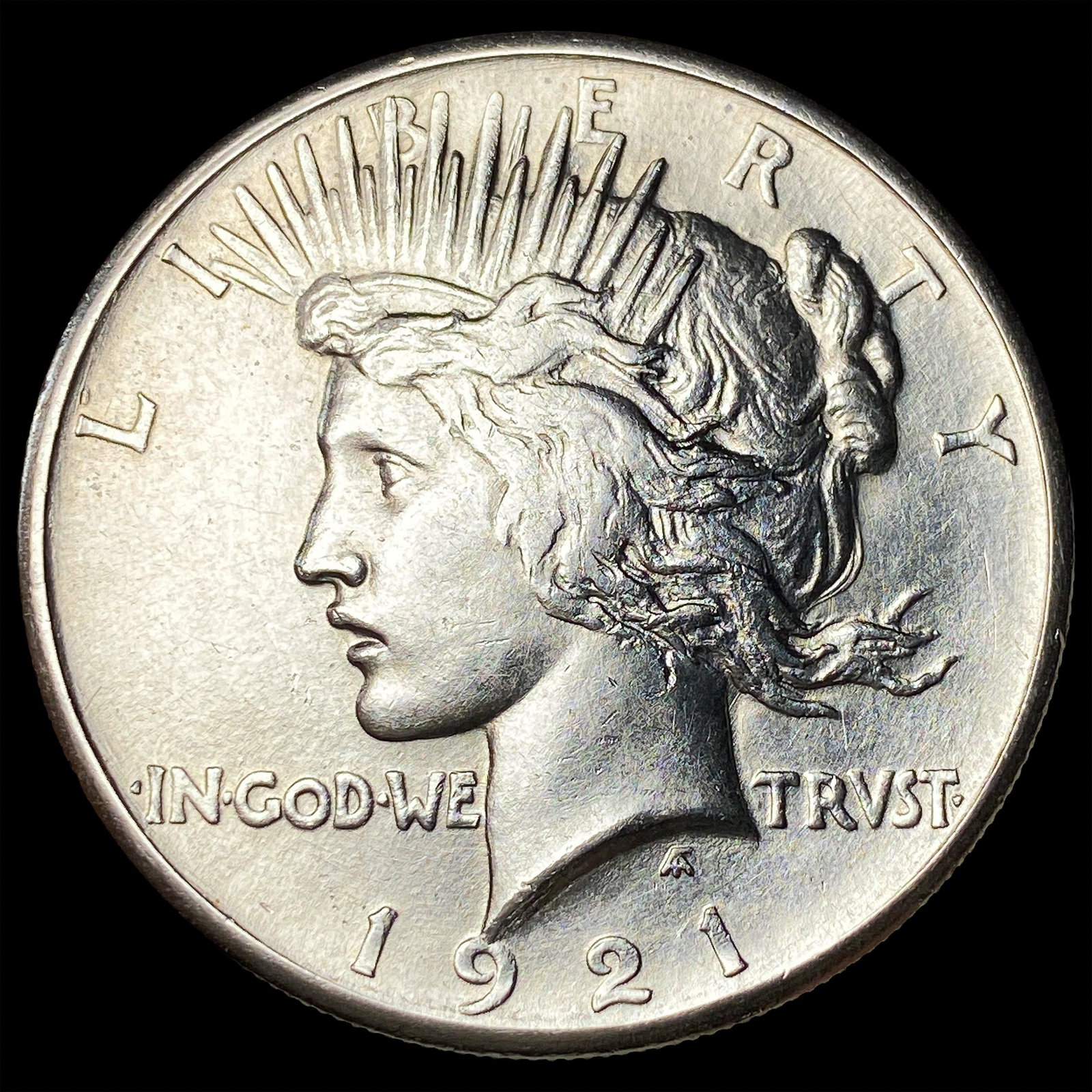 1921 Silver Peace Dollar CLOSELY UNCIRCULATED: 1921 Silver Peace Dollar CLOSELY UNCIRCULATED