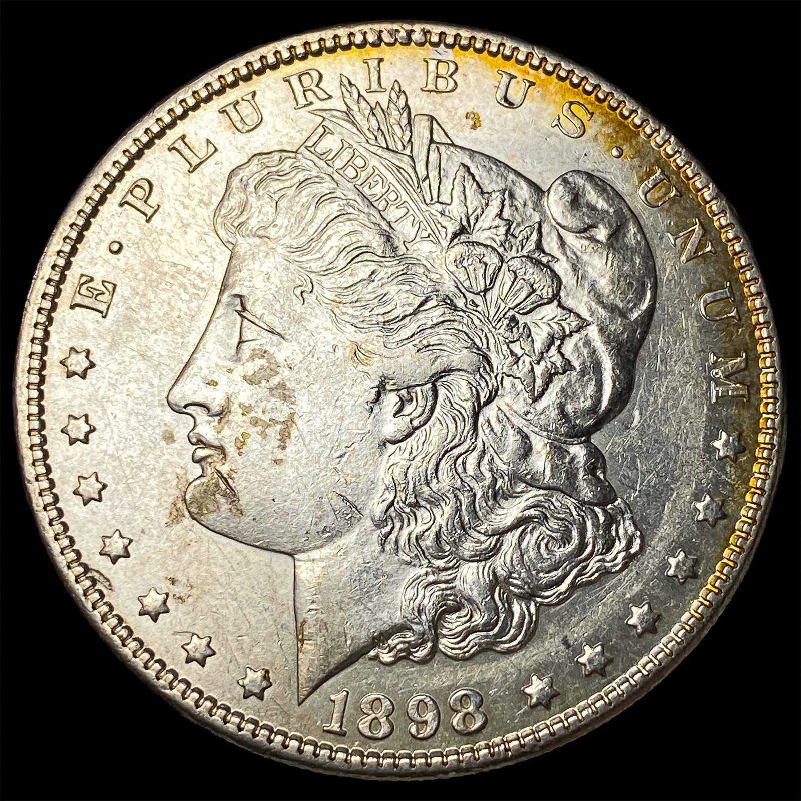 1898 Morgan Silver Dollar CLOSELY UNCIRCULATED: 1898 Morgan Silver Dollar CLOSELY UNCIRCULATED