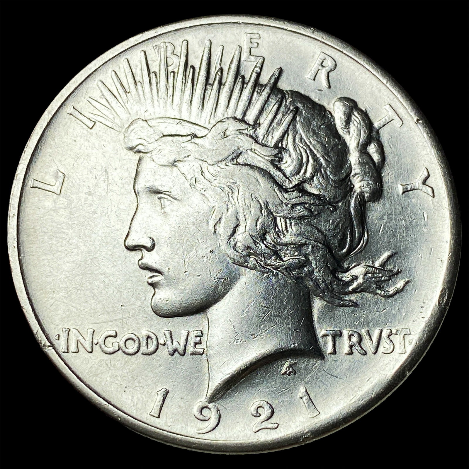 1921 Silver Peace Dollar CLOSELY UNCIRCULATED: 1921 Silver Peace Dollar CLOSELY UNCIRCULATED